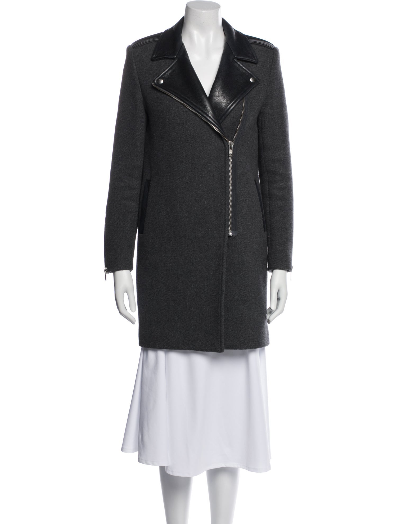 Sandro Wool Peacoat