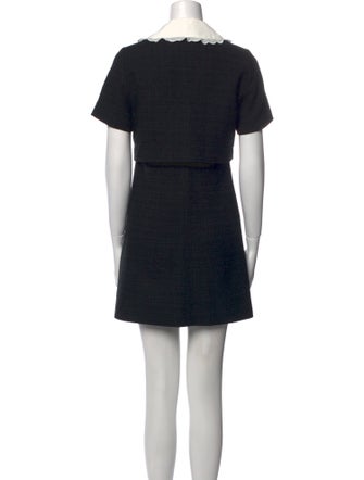 Sandro Crew Neck Mini Dress