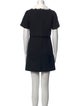Sandro Crew Neck Mini Dress