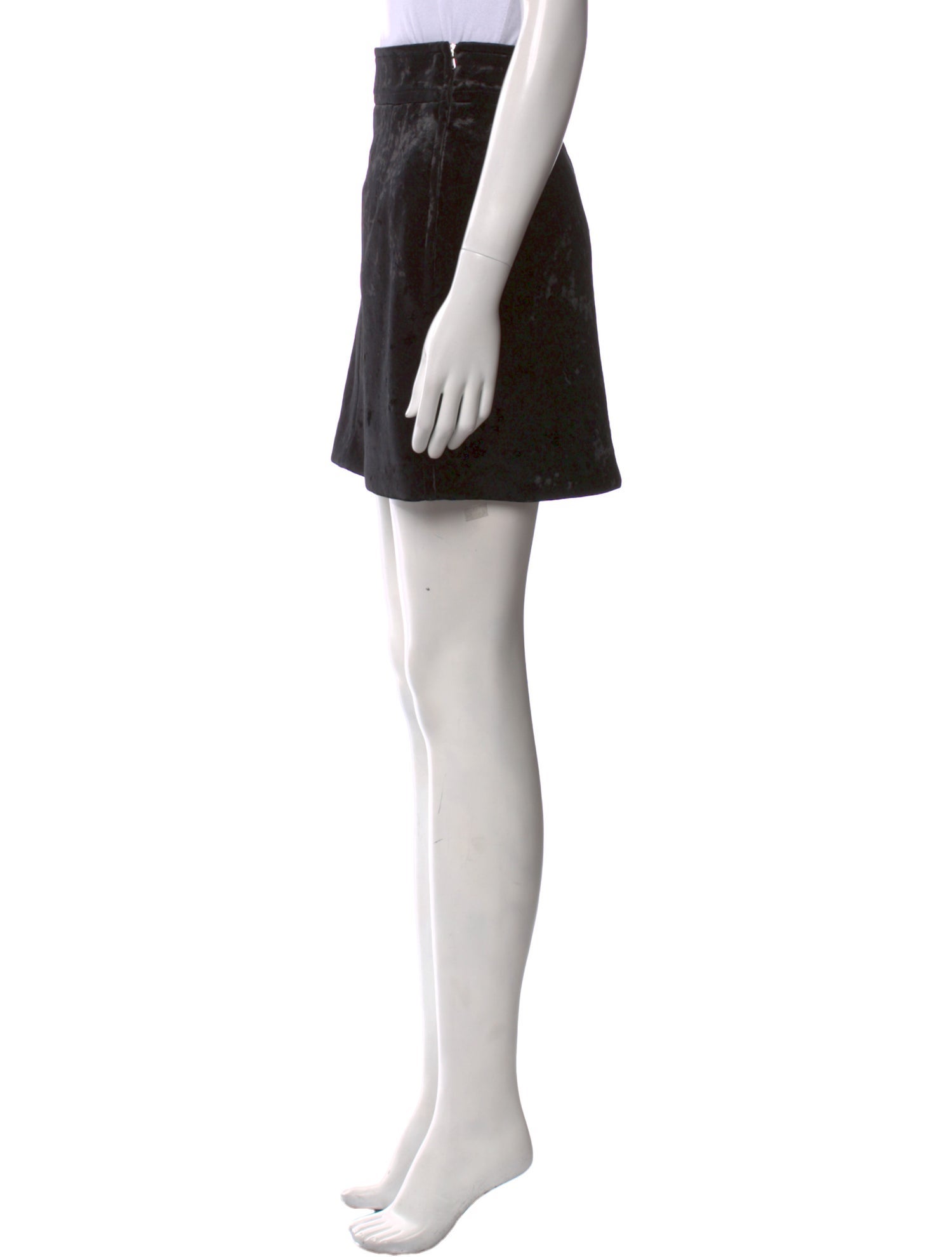 Sandro Crystal Embellishments Mini Skirt