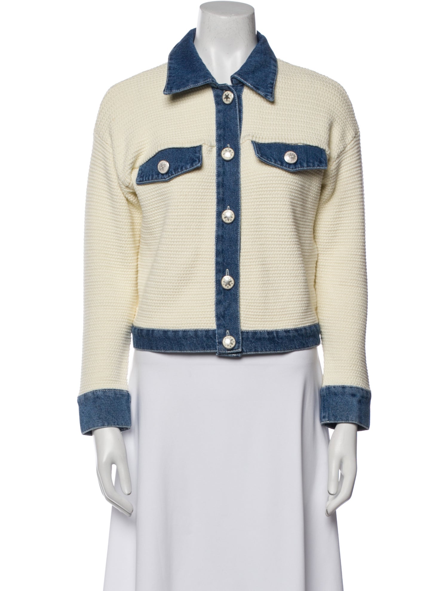 Sandro Colorblock Pattern Jacket