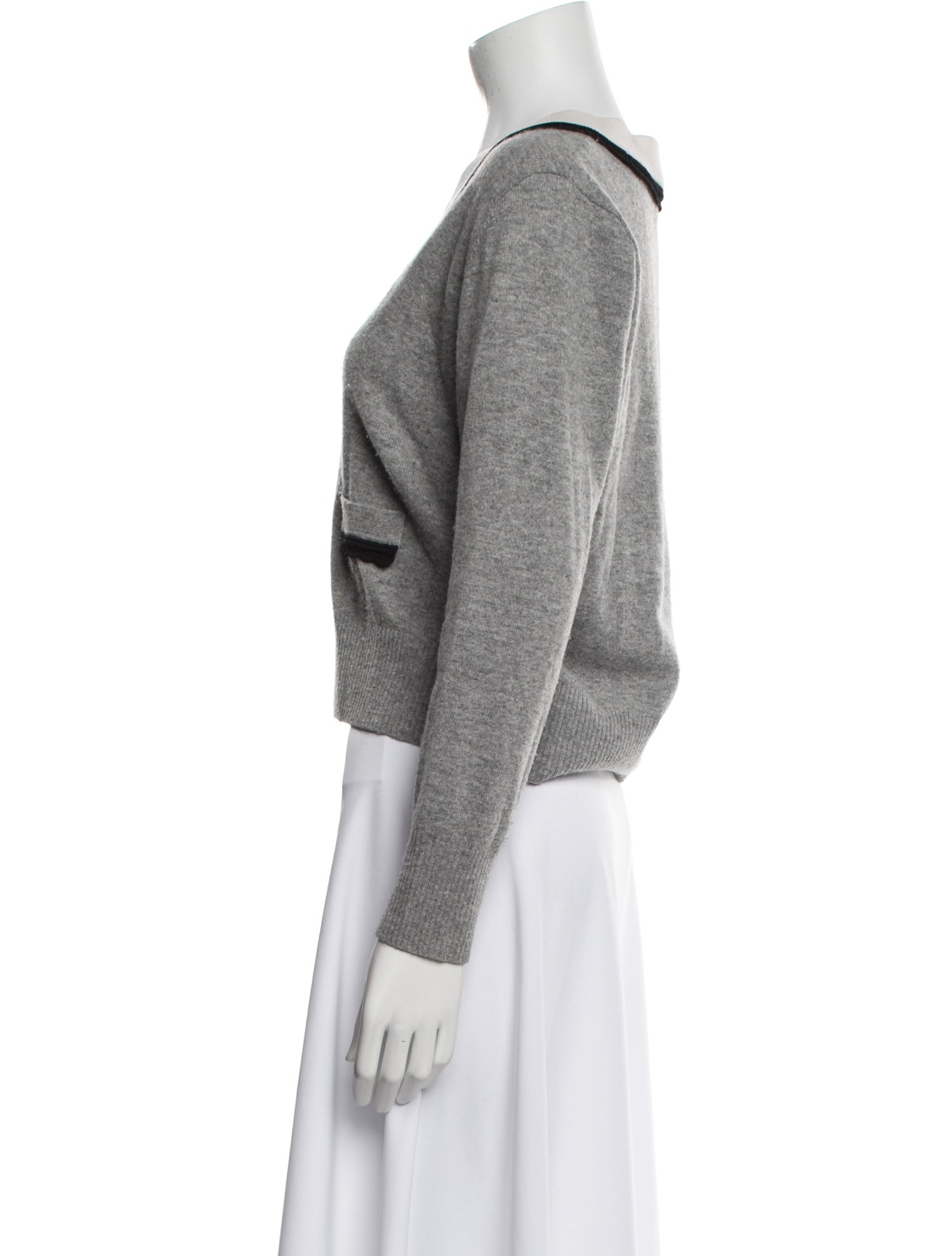 Sandro Wool V-Neck Sweater