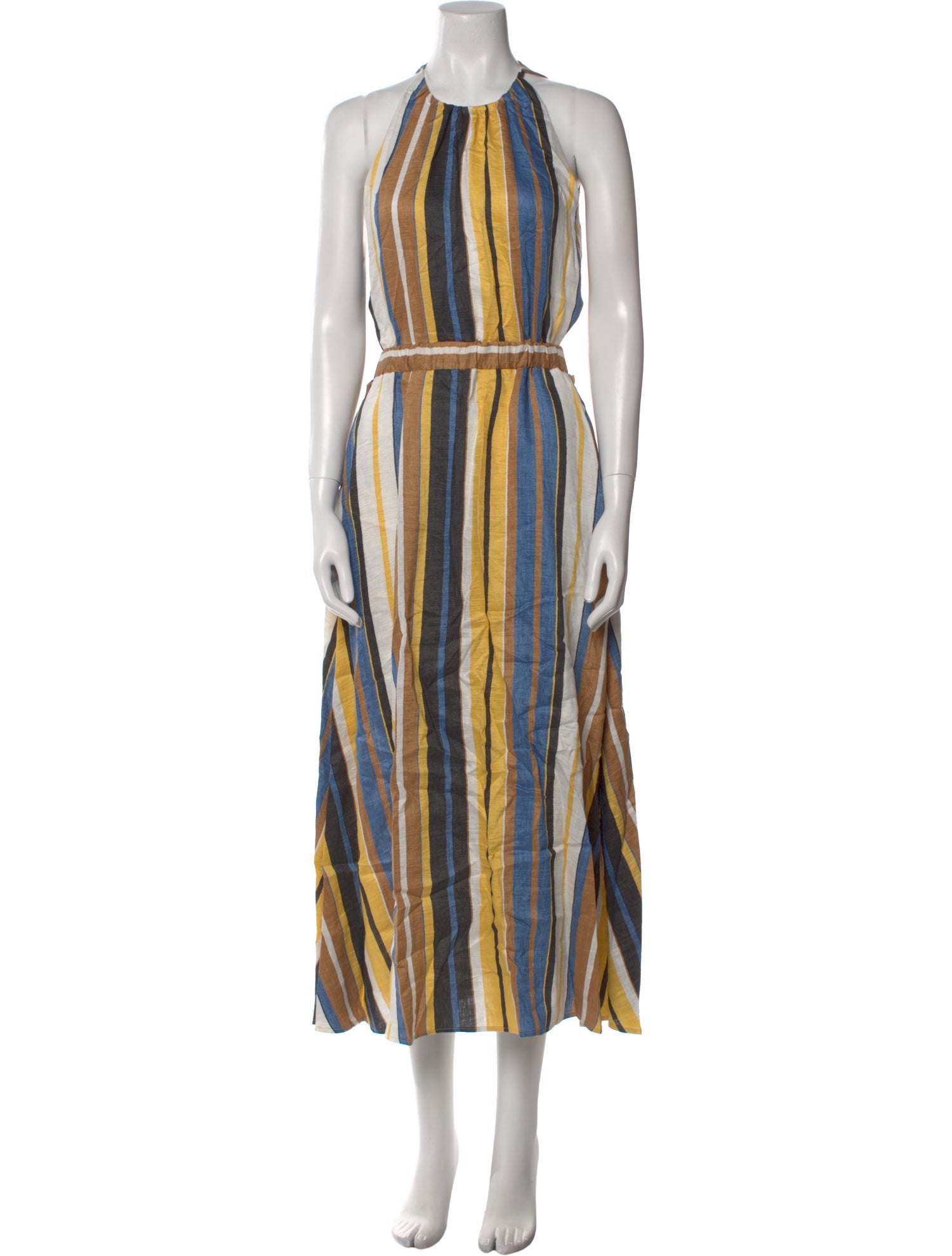 Sandro Linen Long Dress