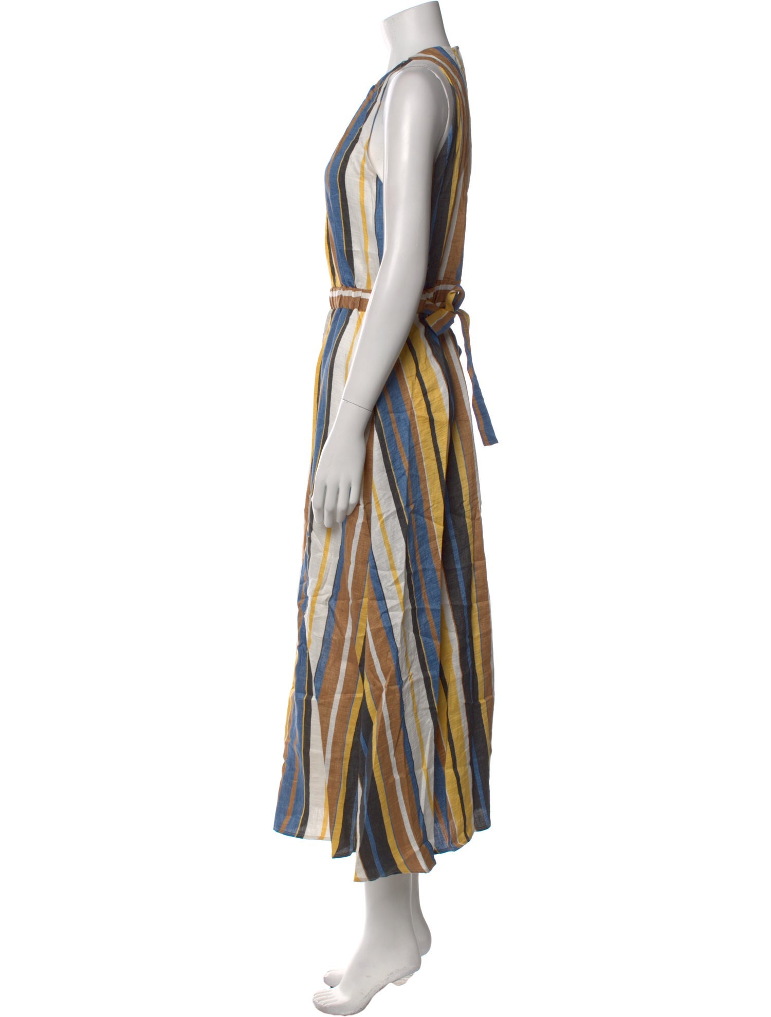 Sandro Linen Long Dress