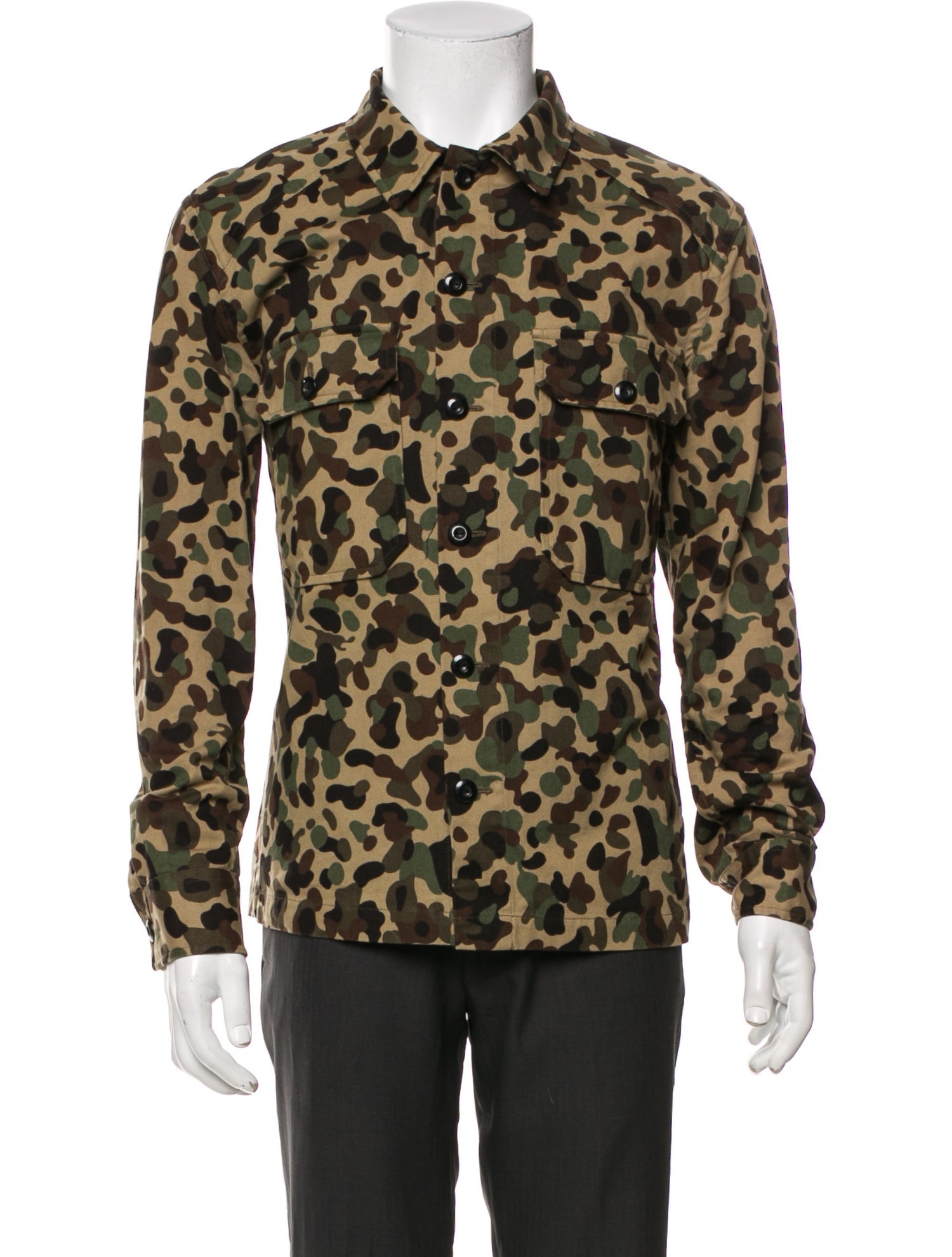 Sandro Printed Trucker Jacket