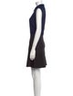 Sandro Colorblock Pattern Mini Dress