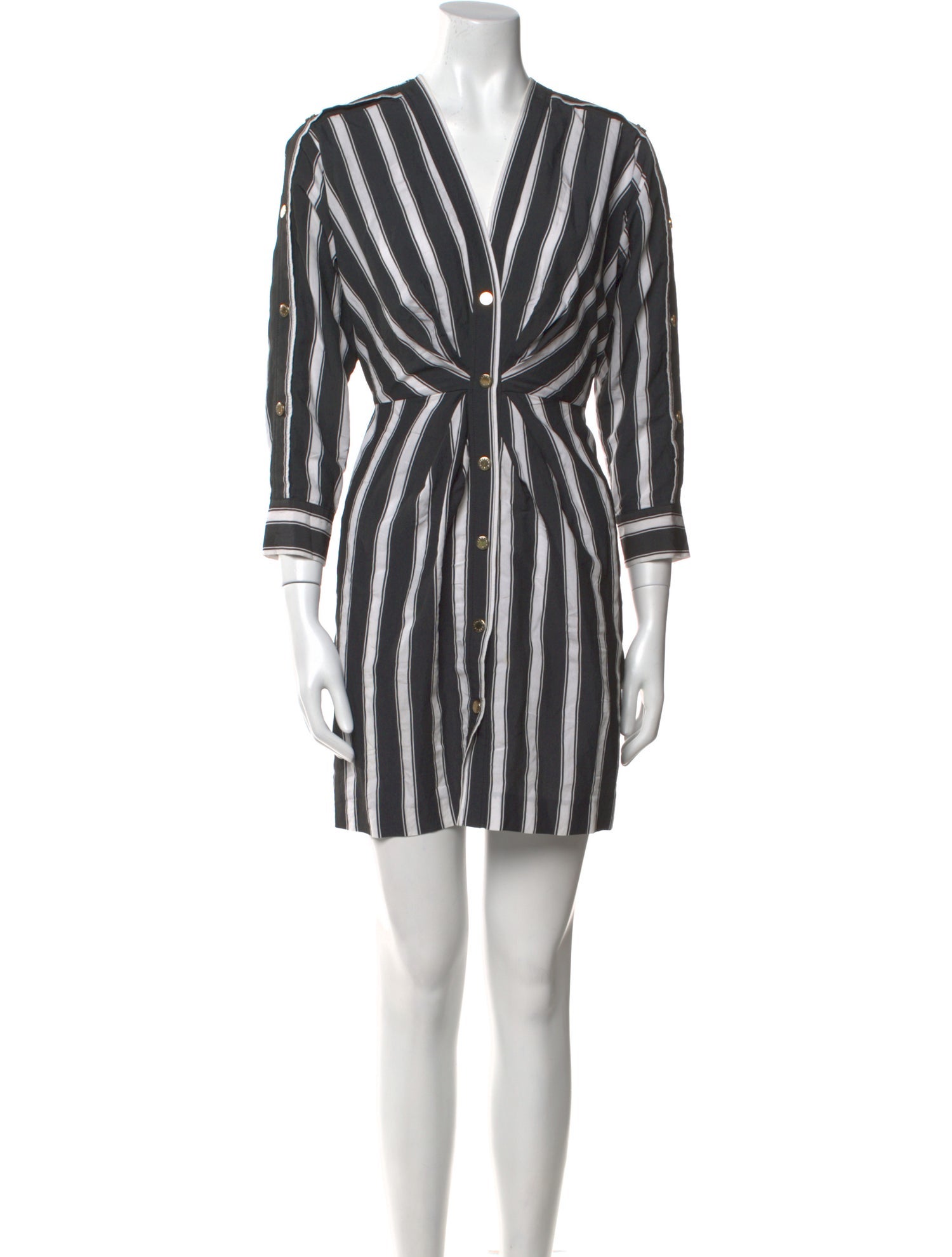Sandro Striped Mini Dress