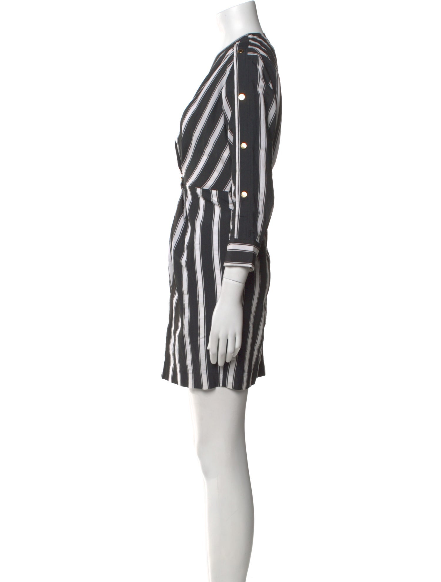 Sandro Striped Mini Dress