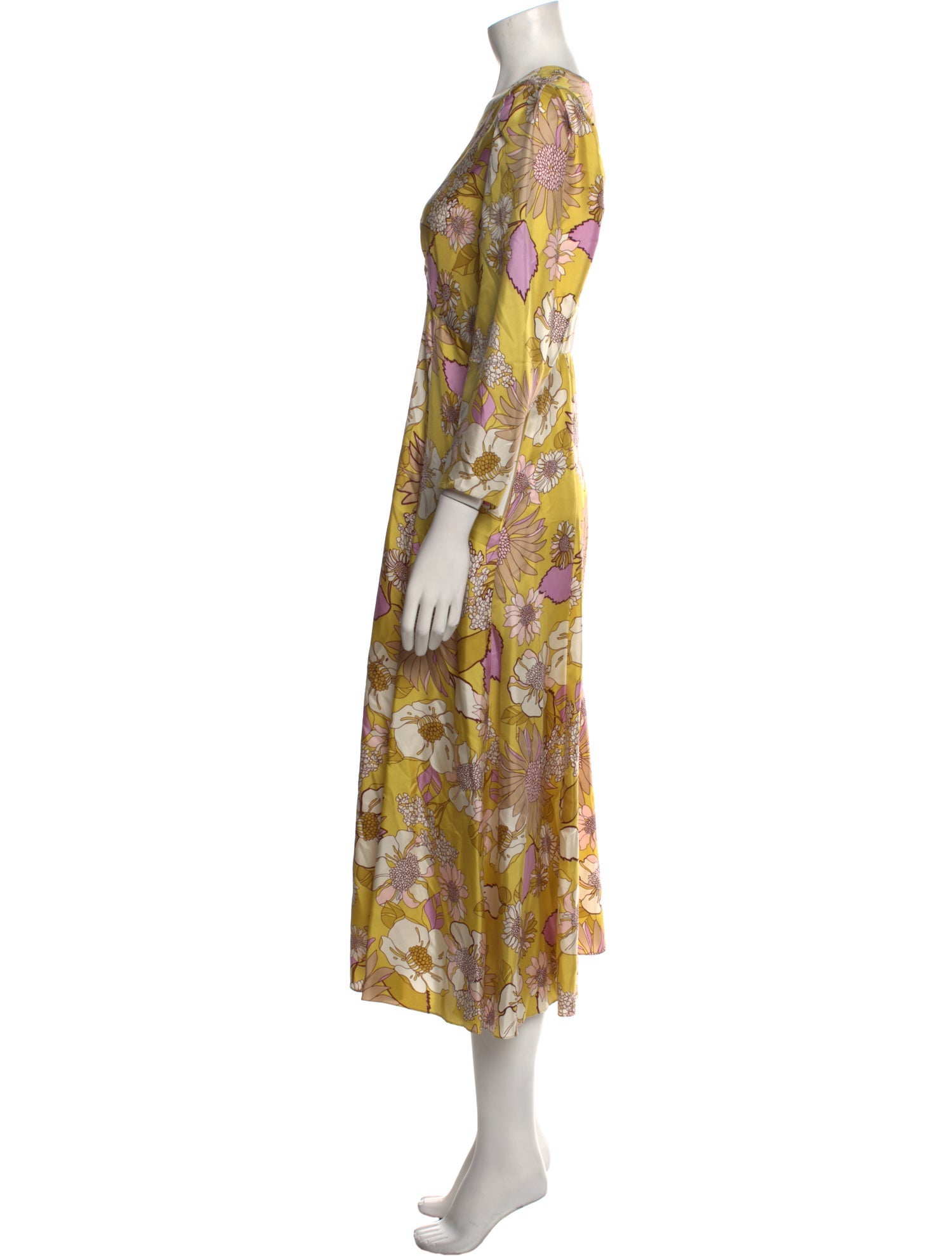 Sandro Silk Long Dress