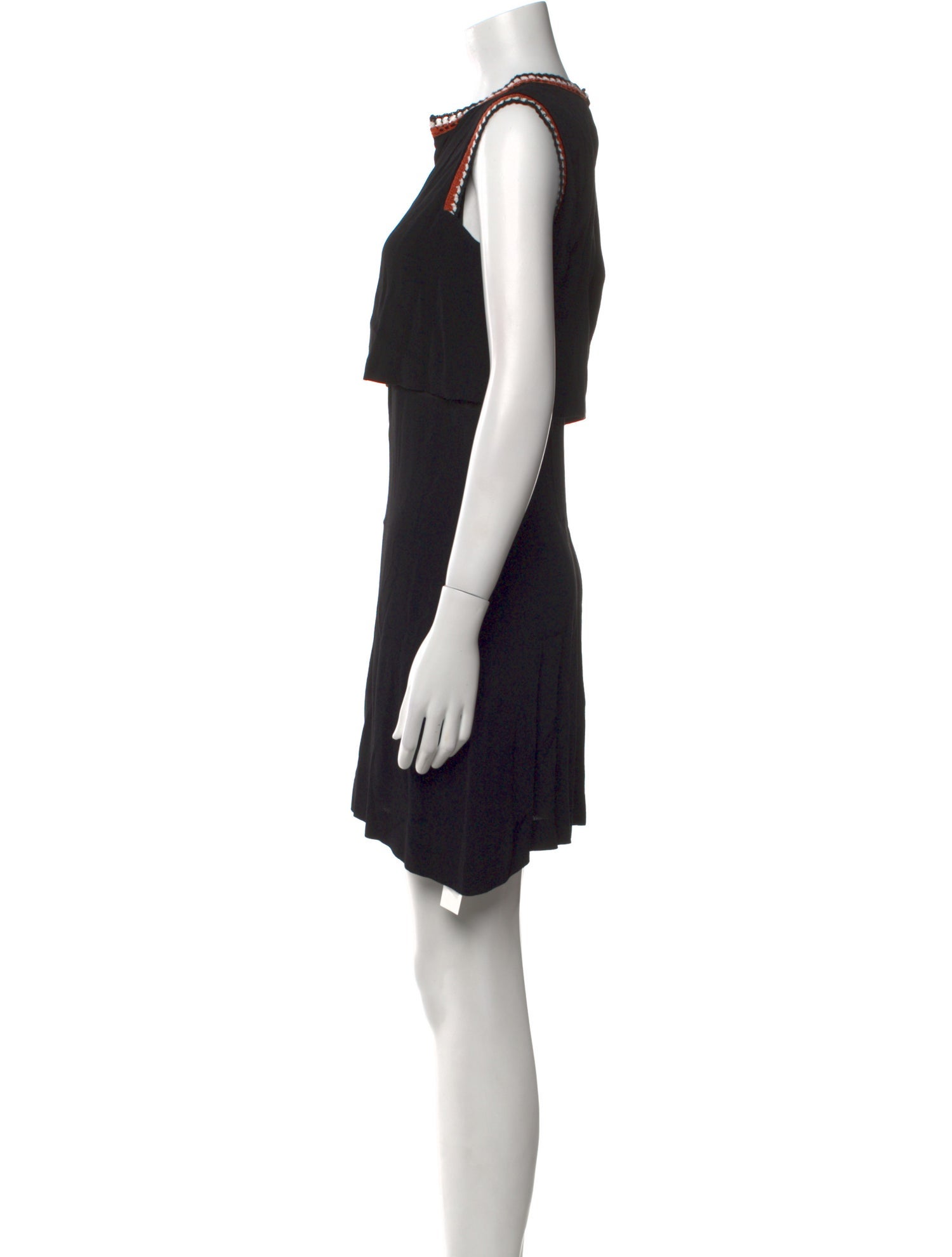 Sandro V-Neck Mini Dress