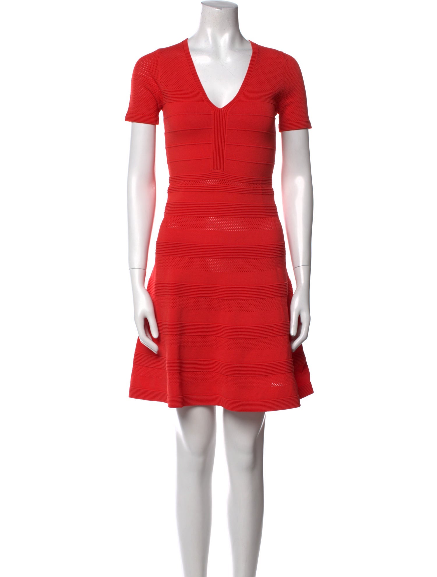 Sandro V-Neck Mini Dress