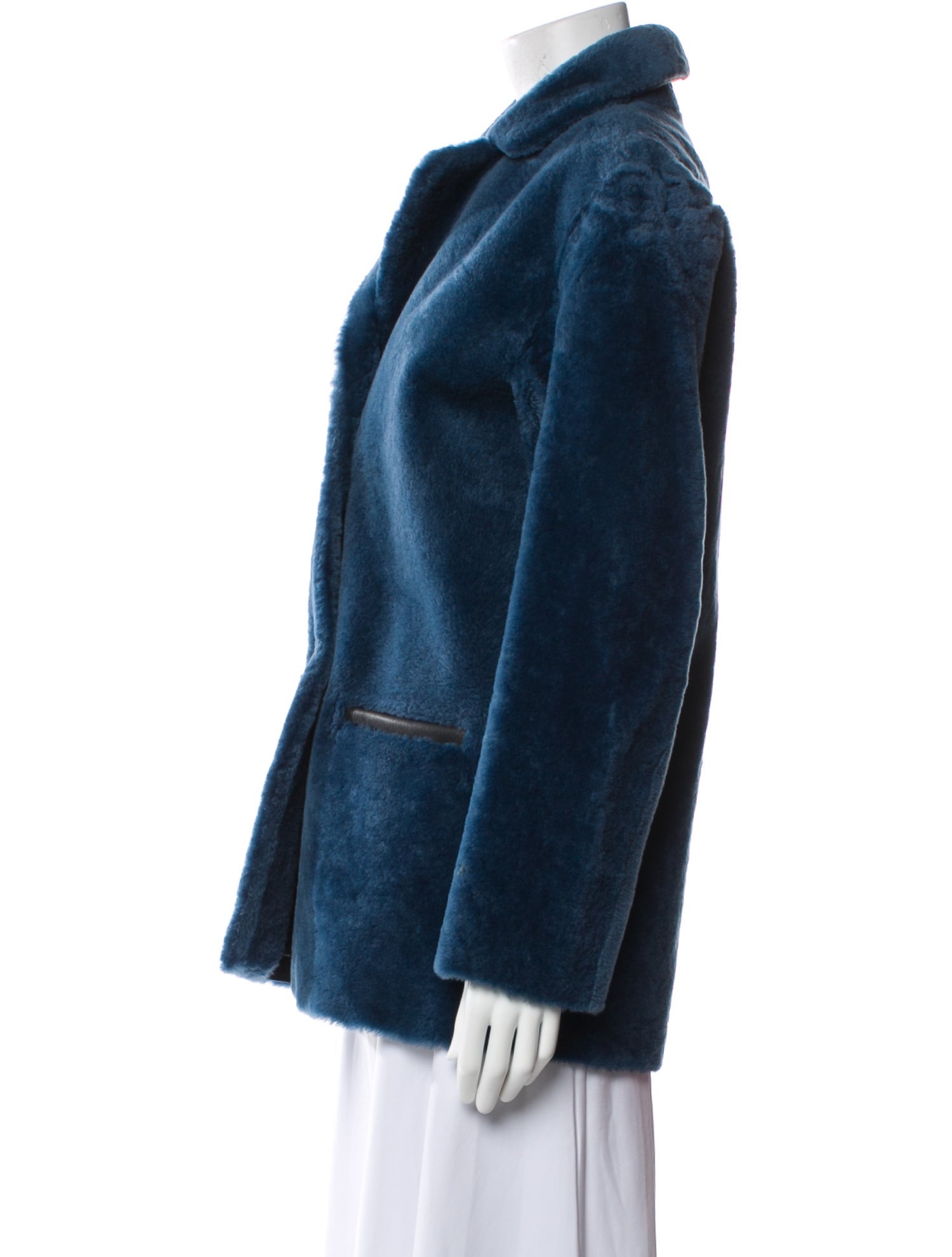 Sandro Leather Faux Fur Jacket