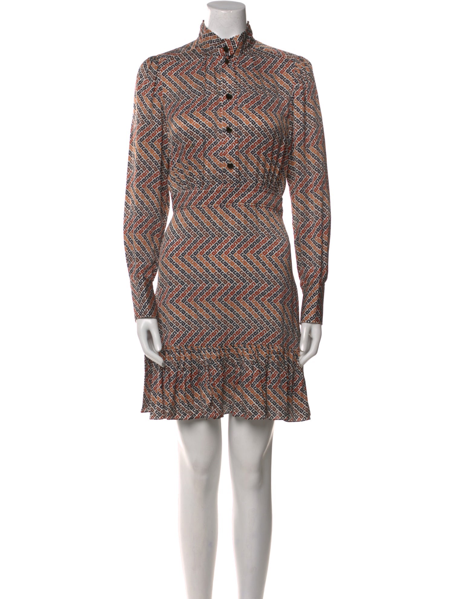 Sandro Printed Mini Dress