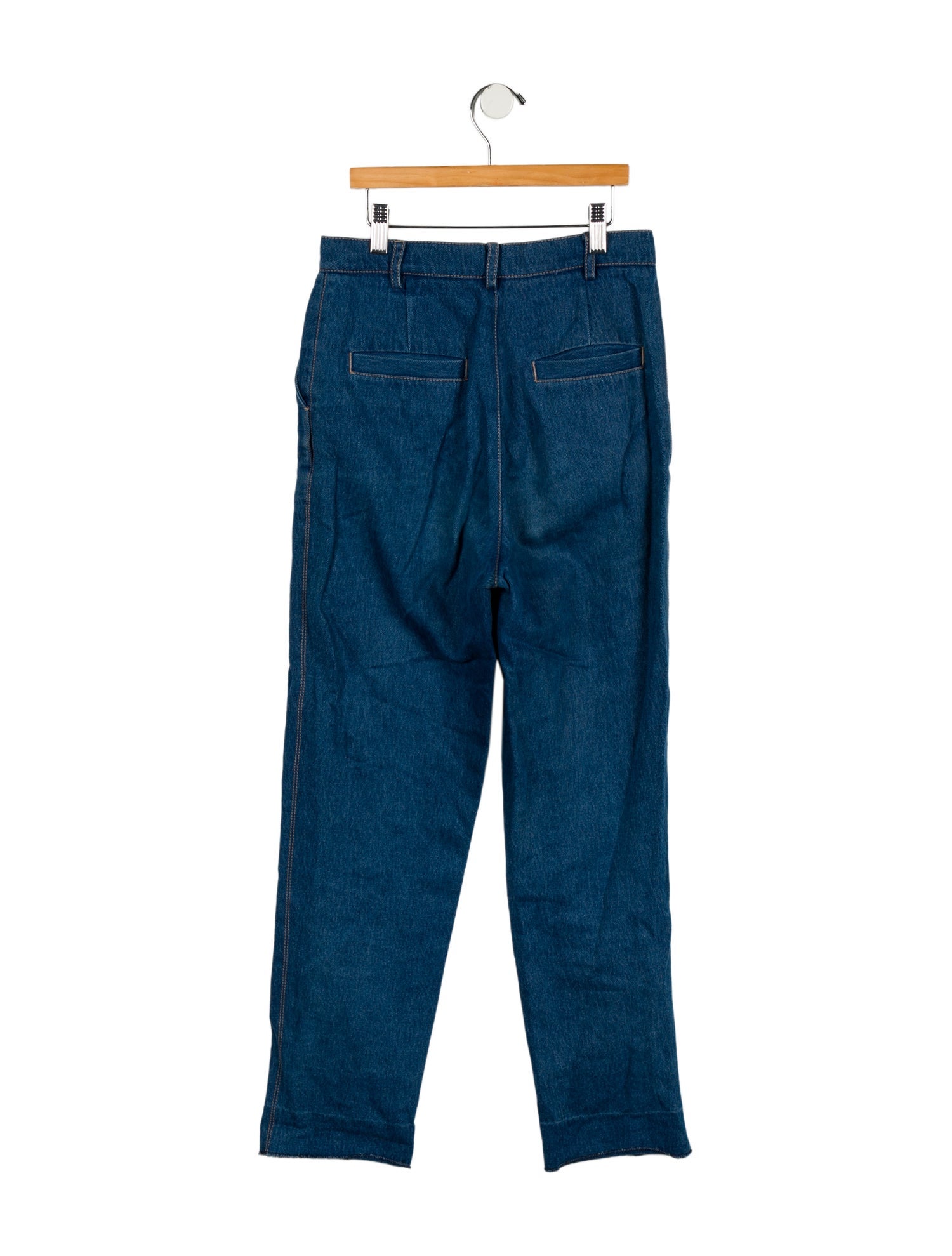 Sandro High-Rise Straight Leg Jeans
