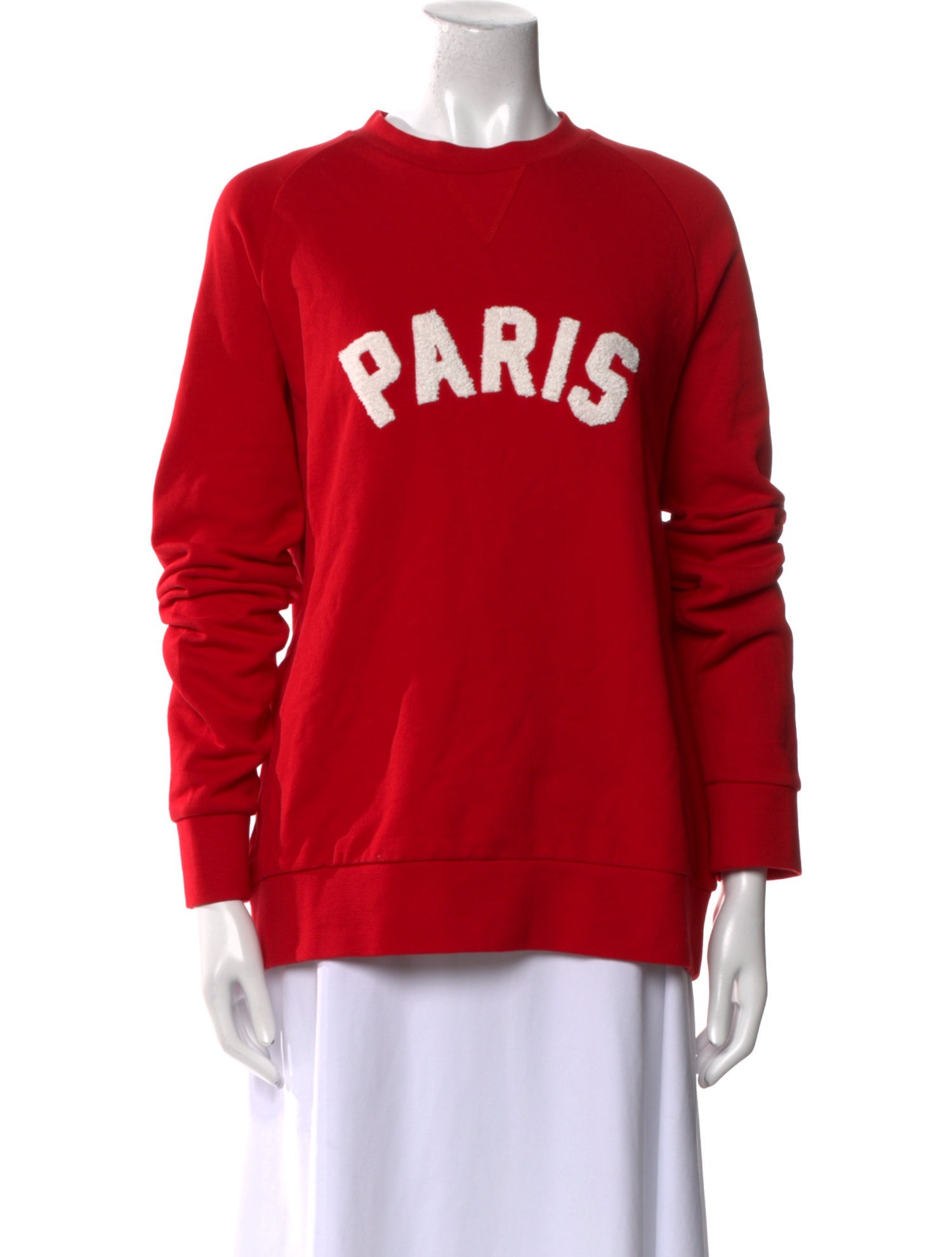 Sandro Graphic Print Crew Neck Sweatshirt