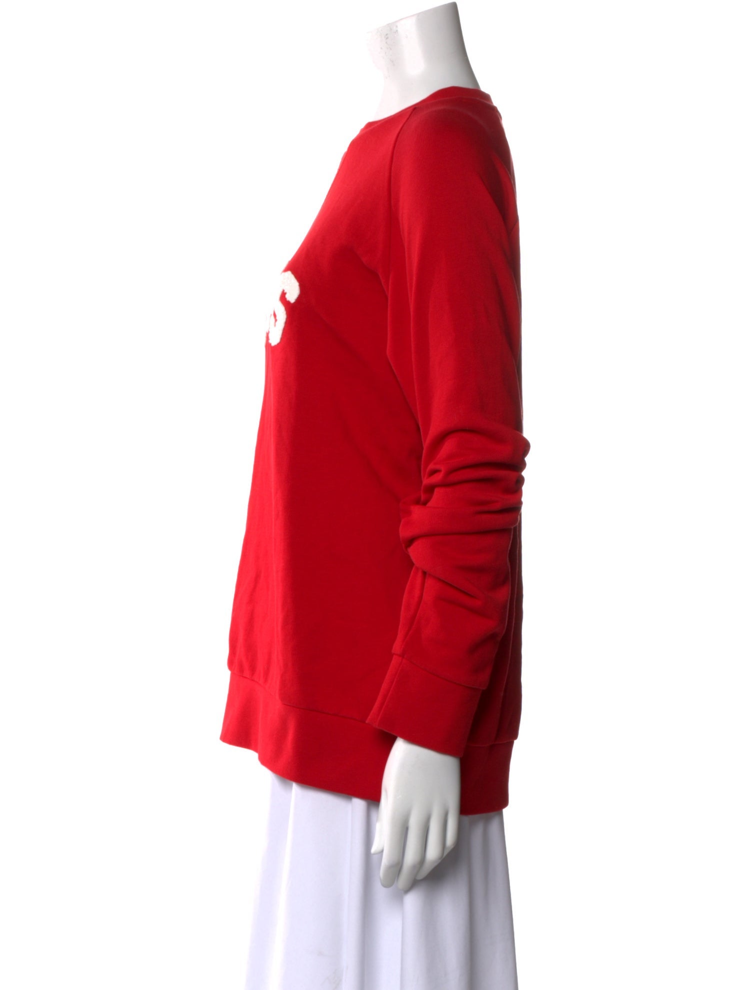 Sandro Graphic Print Crew Neck Sweatshirt