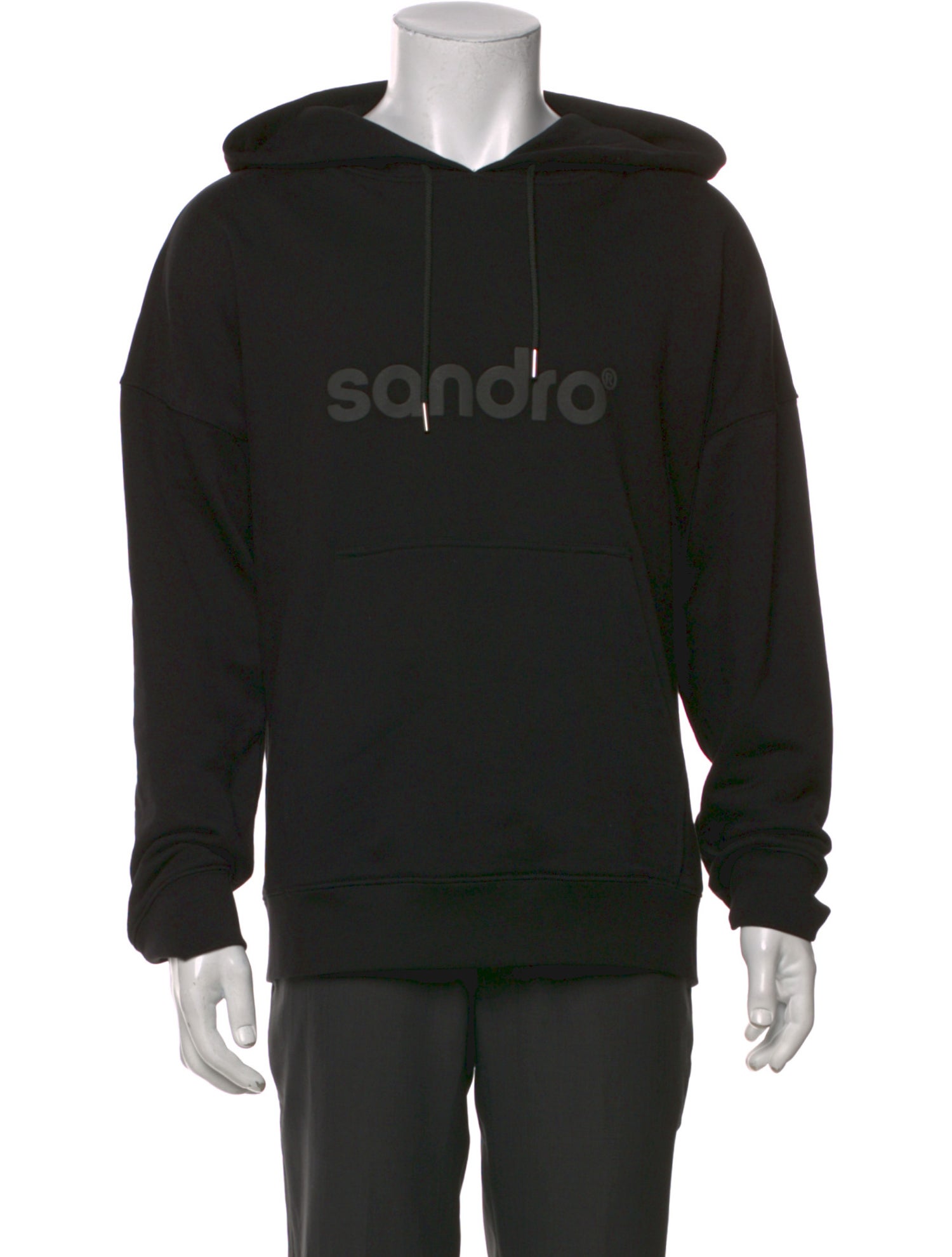 Sandro Graphic Print Crew Neck Hoodie