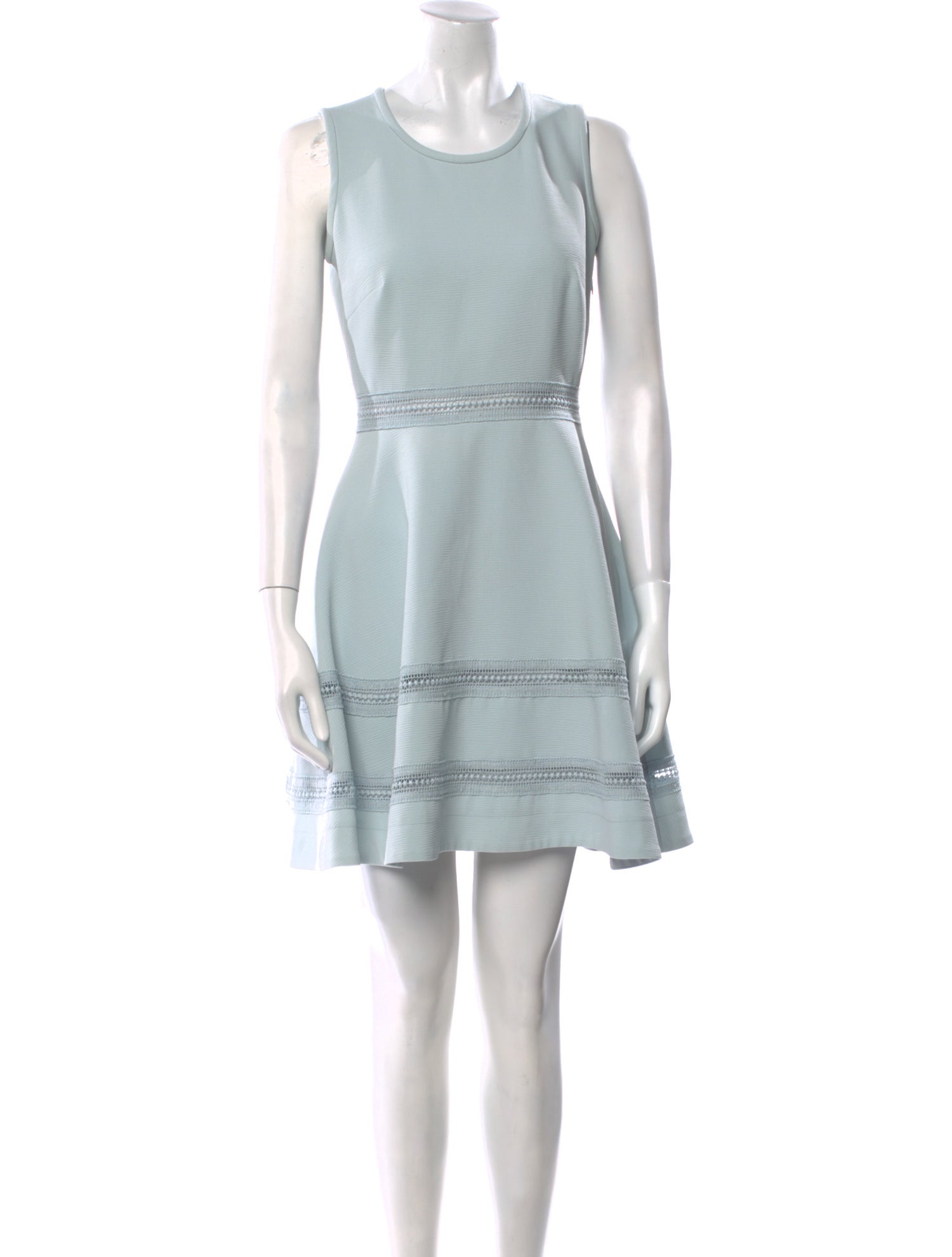 Sandro Scoop Neck Mini Dress