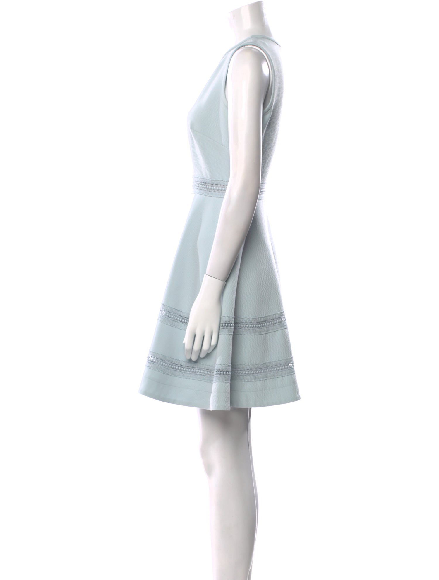 Sandro Scoop Neck Mini Dress