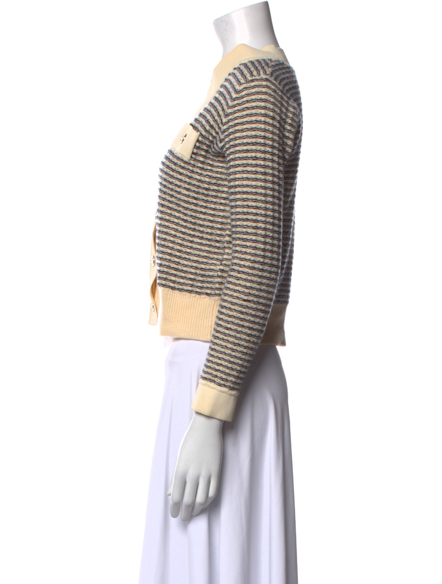 Sandro Wool Striped Sweater
