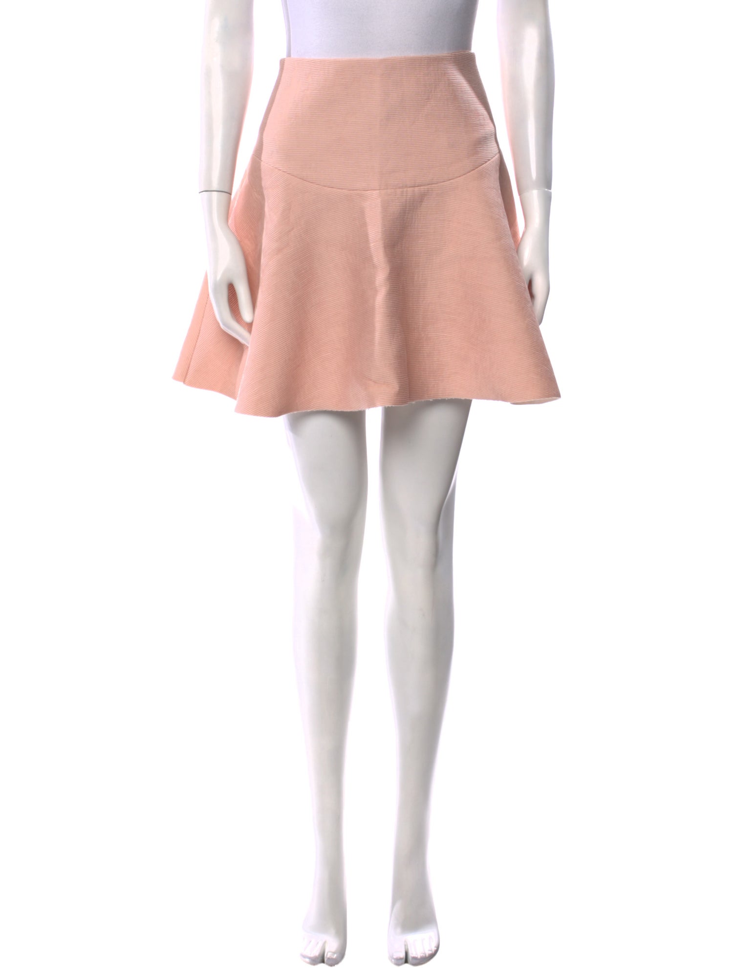 Sandro Raw-Edge Trim Mini Skirt