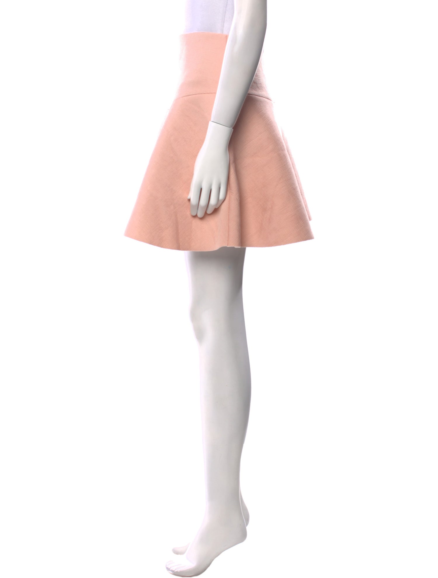 Sandro Raw-Edge Trim Mini Skirt