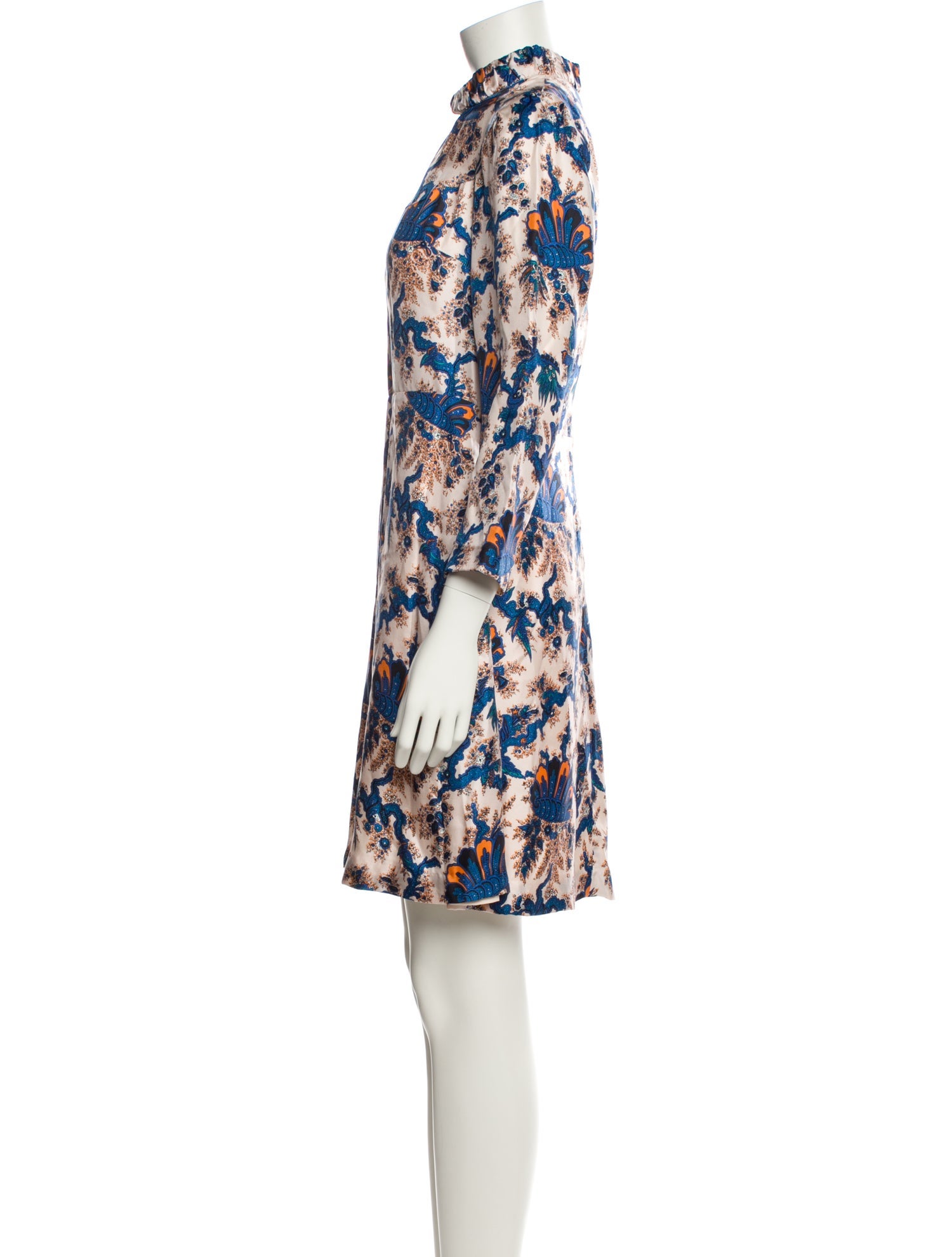 Sandro Silk Knee-Length Dress