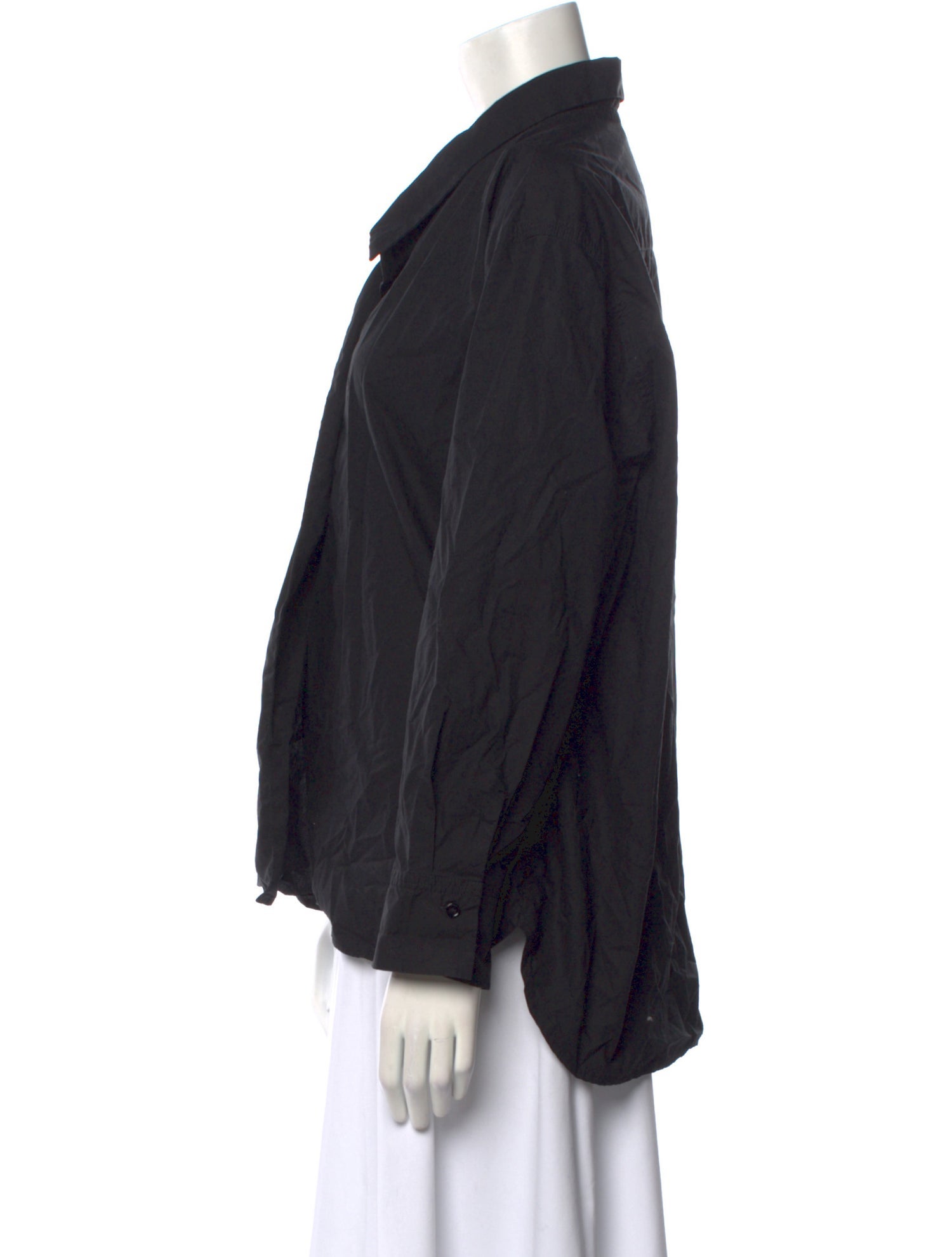 Sandro Long Sleeve Button-Up Top