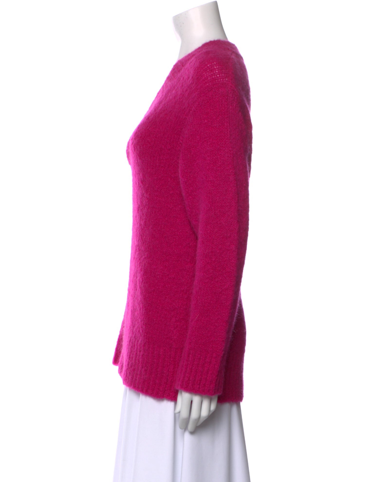 Sandro Mohair V-Neck Sweater