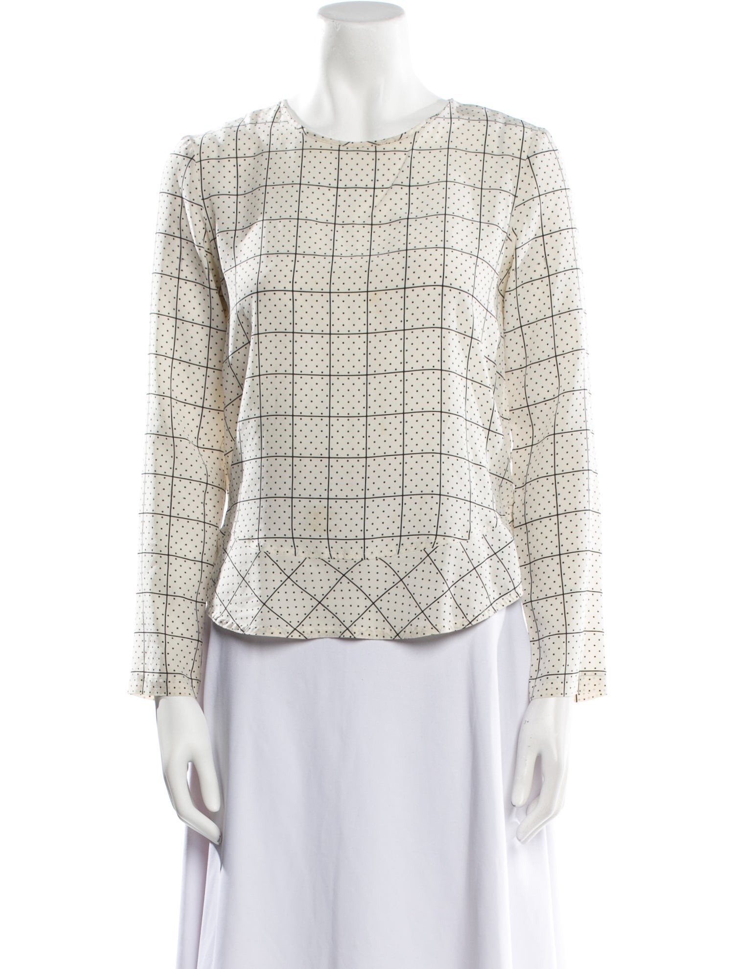 Sandro Silk Printed Blouse