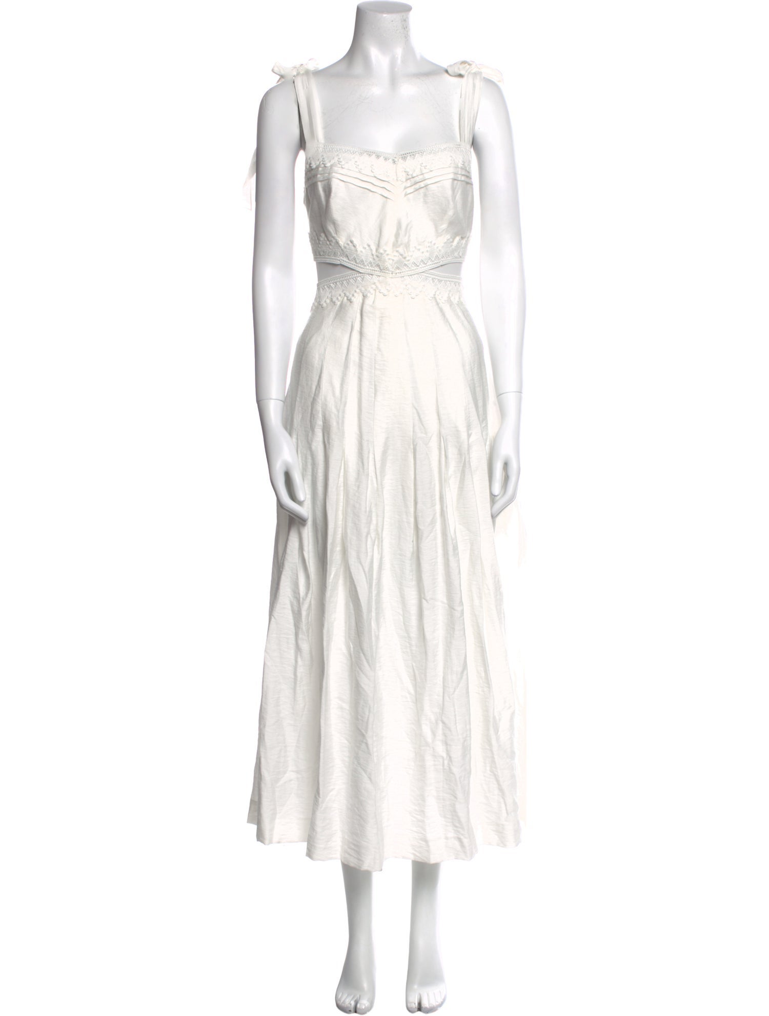 Sandro Square Neckline Long Dress w/ Tags