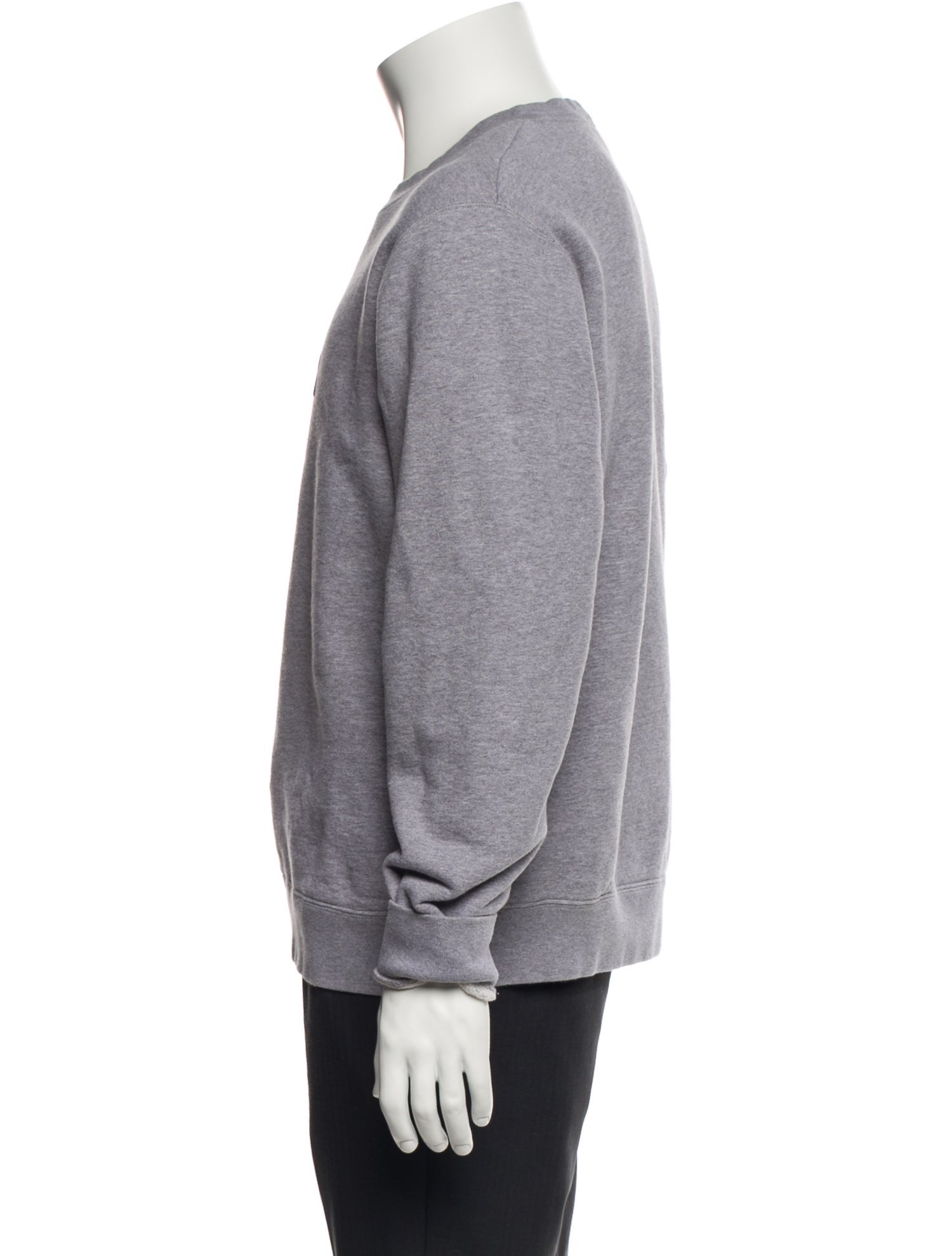 Sandro Graphic Print Crew Neck Sweatshirt