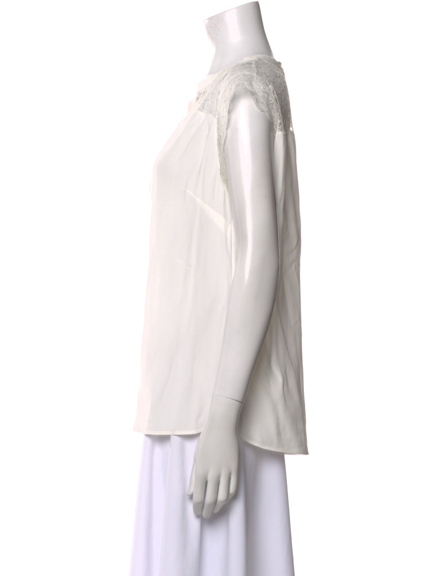 Sandro V-Neck Sleeveless Tunic