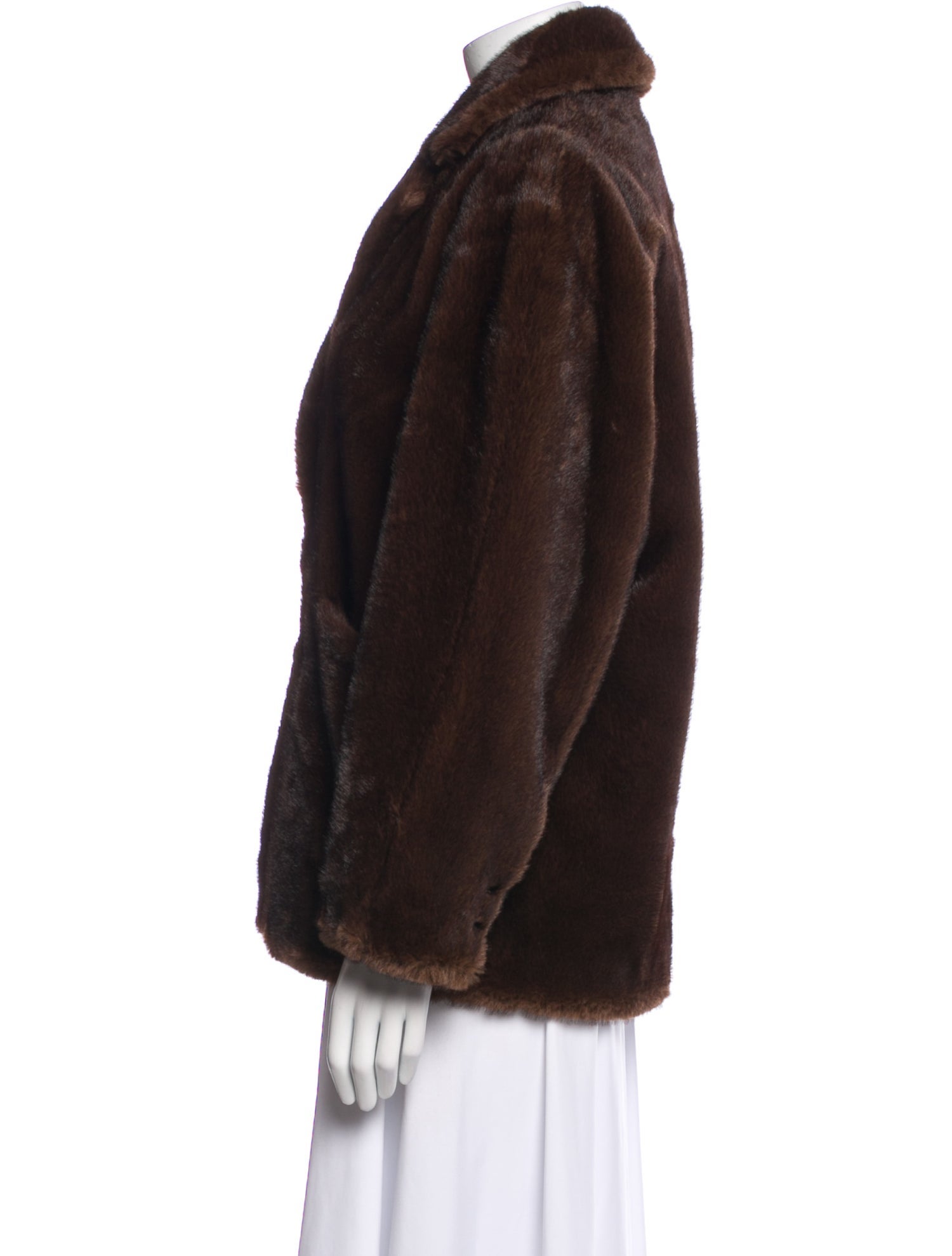 Sandro Faux Fur Coat w/ Tags