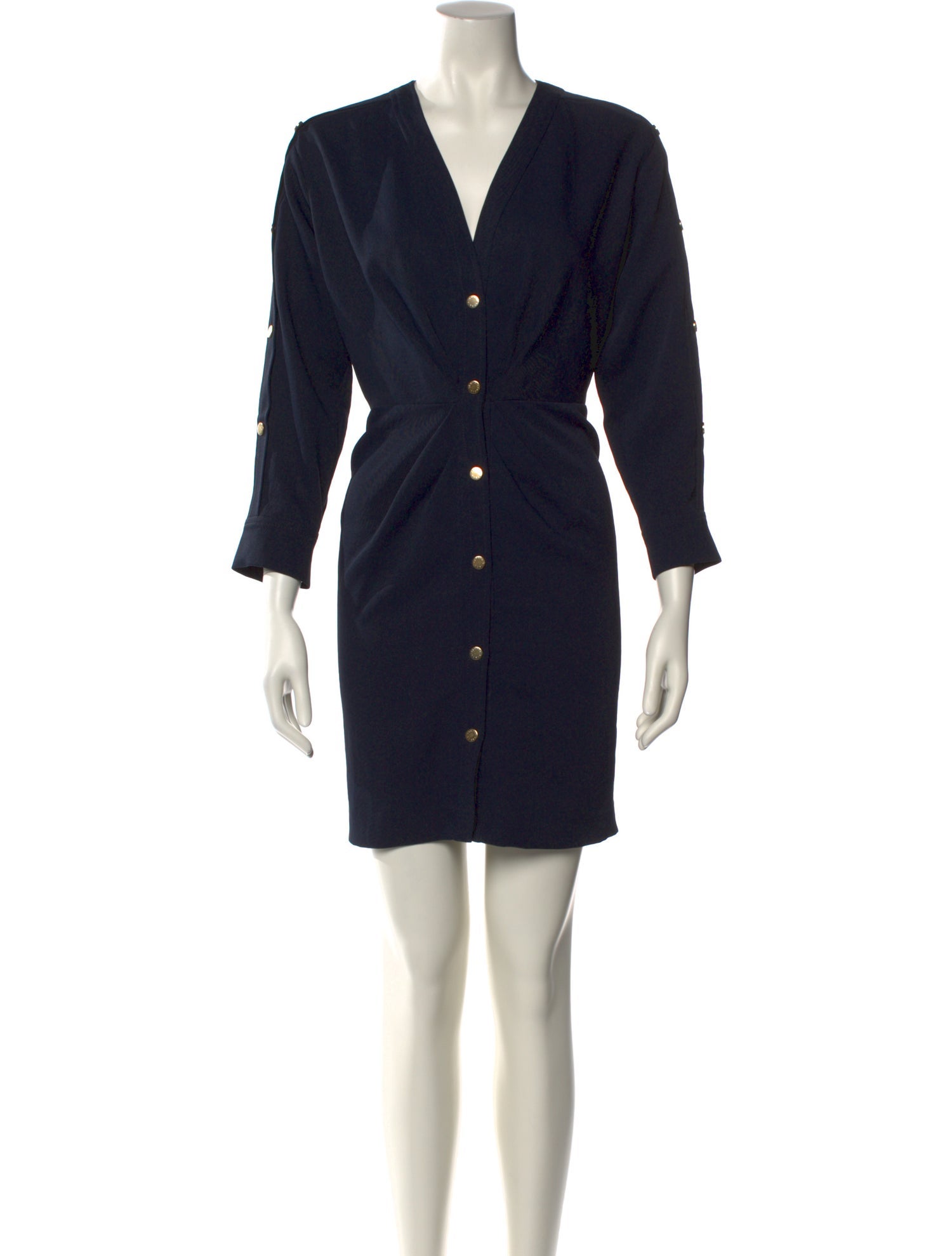 Sandro V-Neck Mini Dress