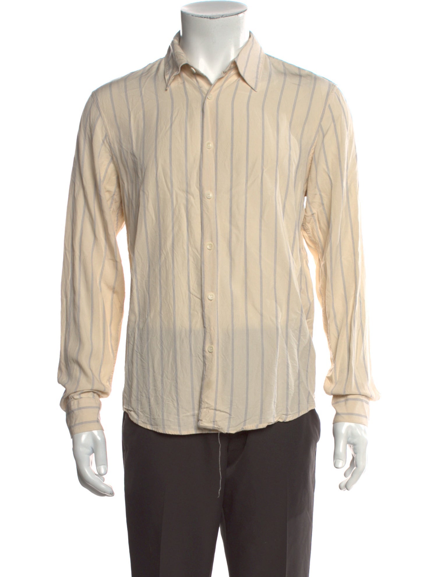 Sandro Striped Long Sleeve Shirt
