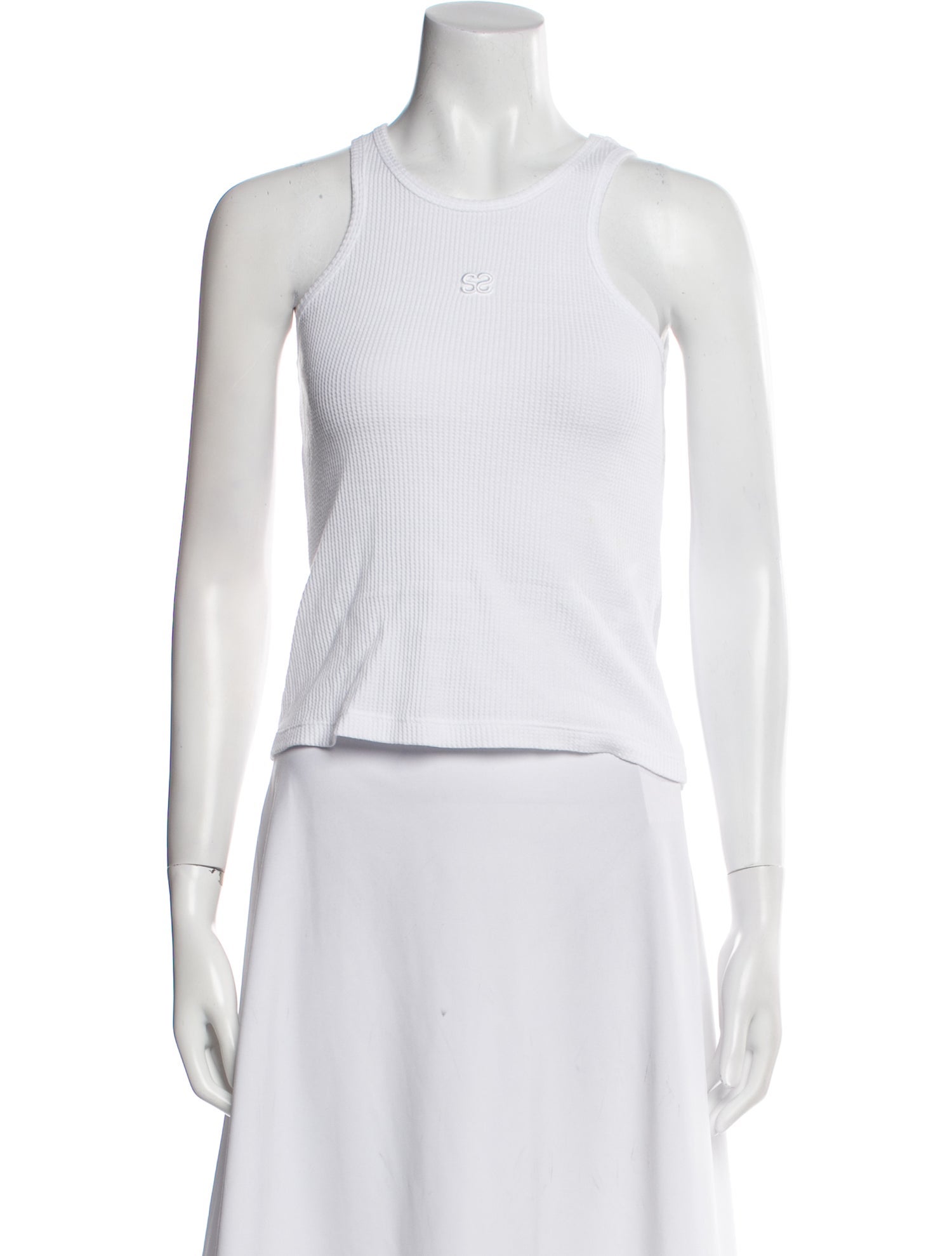 Sandro Crew Neck Sleeveless Top