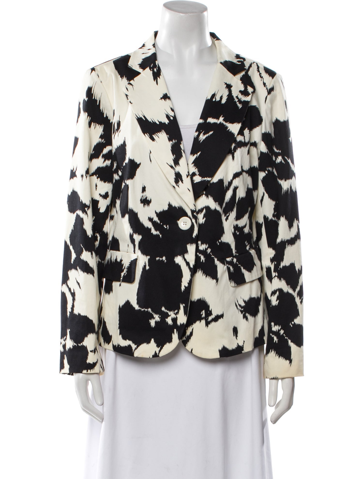 Sandro Printed Blazer