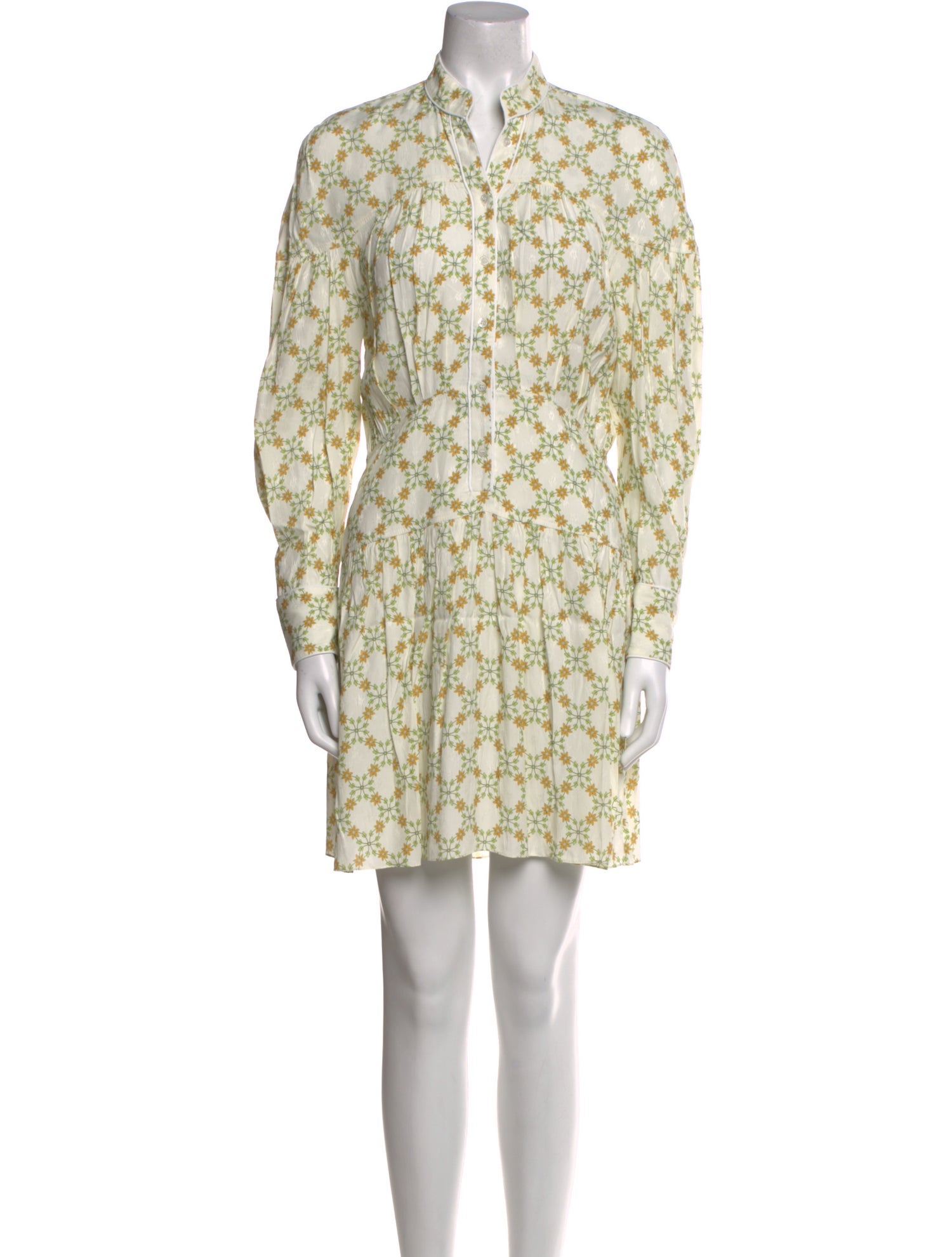 Sandro Floral Print Mini Dress