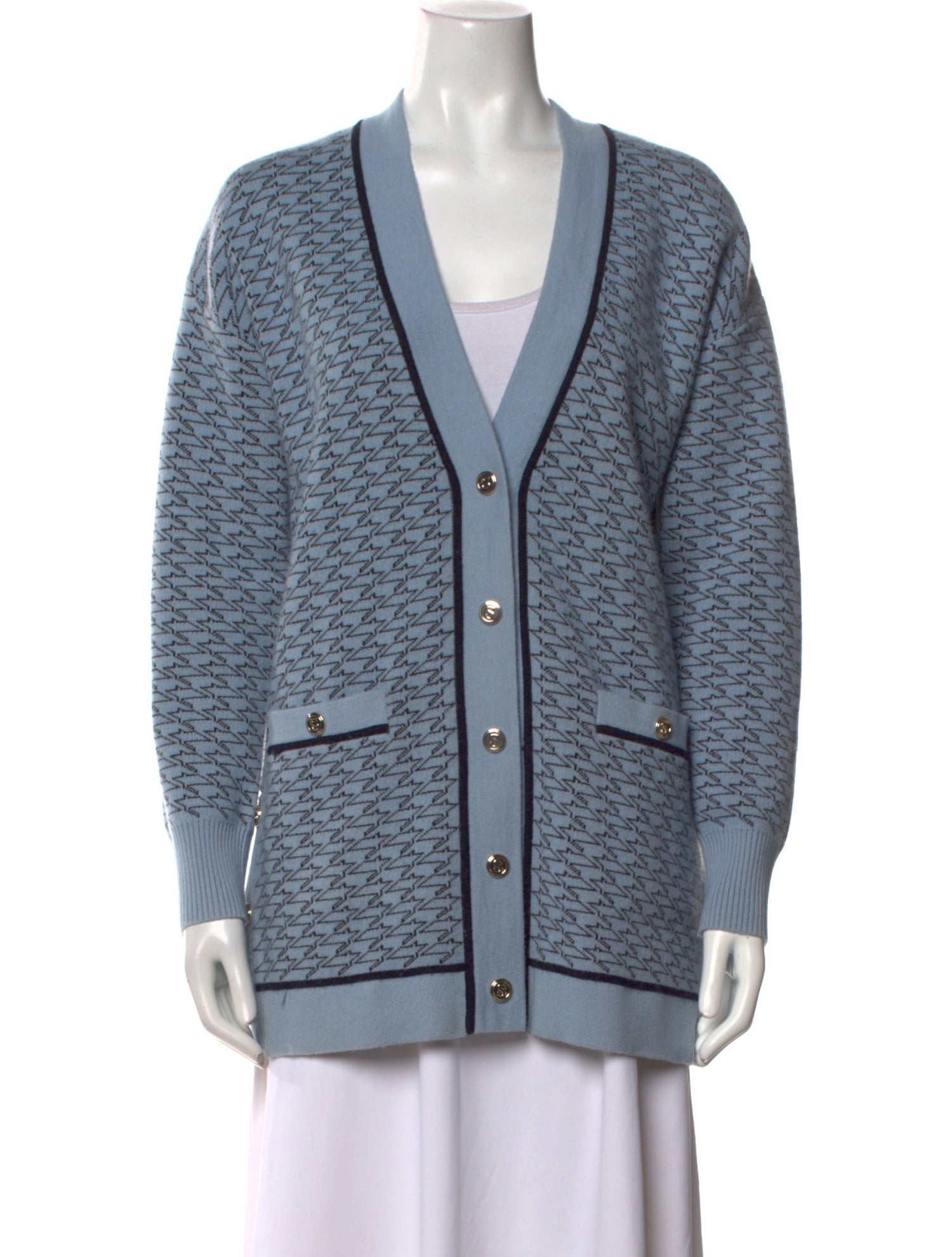 Sandro Wool Printed Sweater