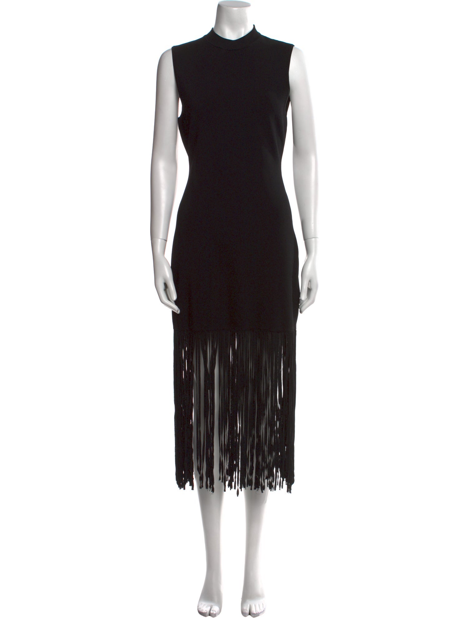 Sandro Mock Neck Long Dress
