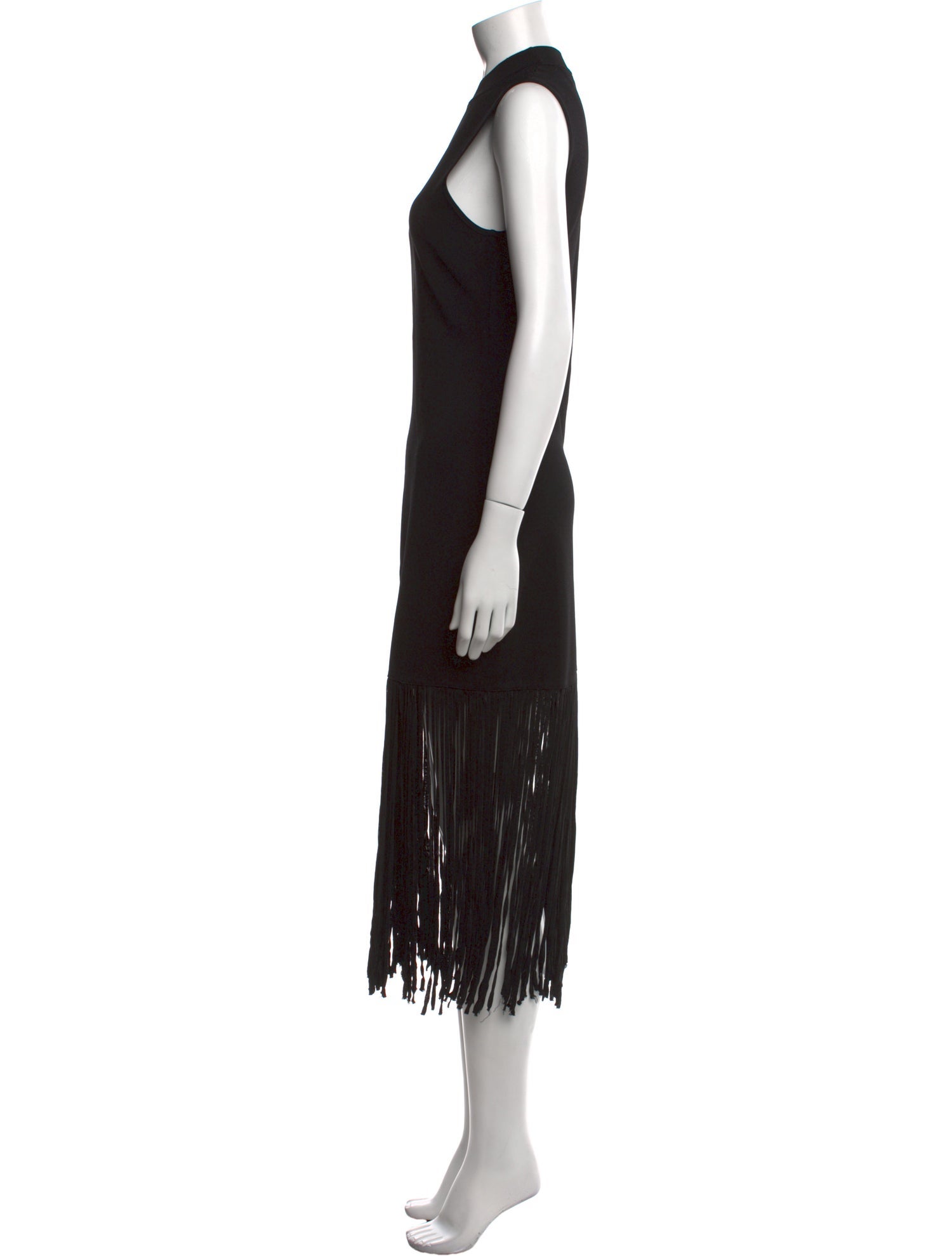 Sandro Mock Neck Long Dress
