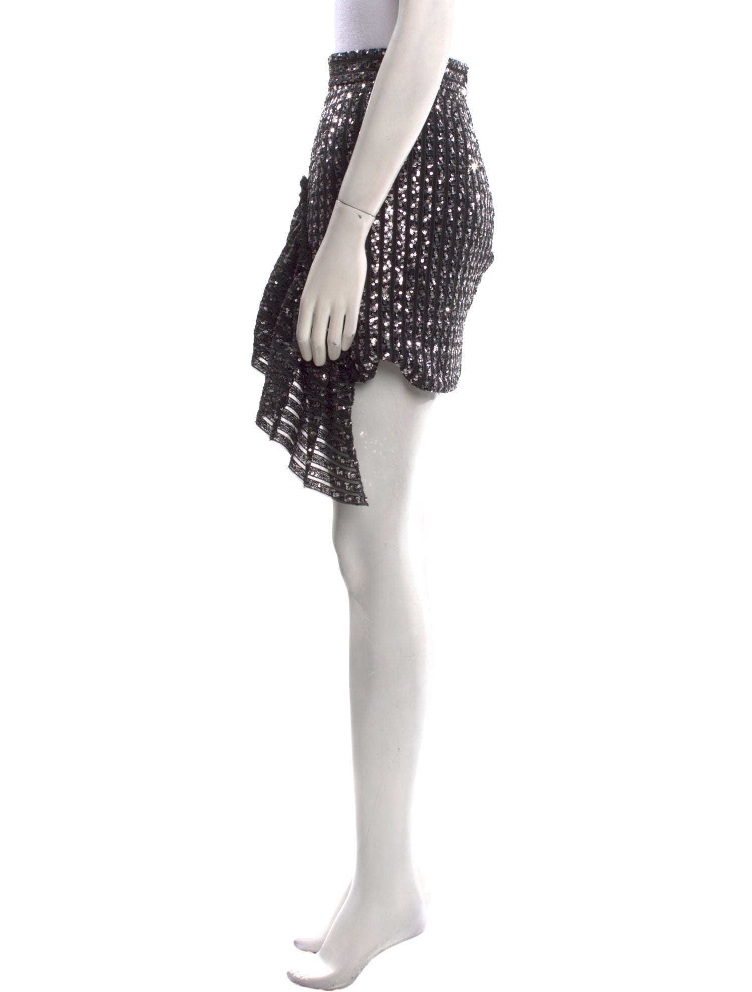 Sandro Sequin Embellishments Knee-Length Skirt