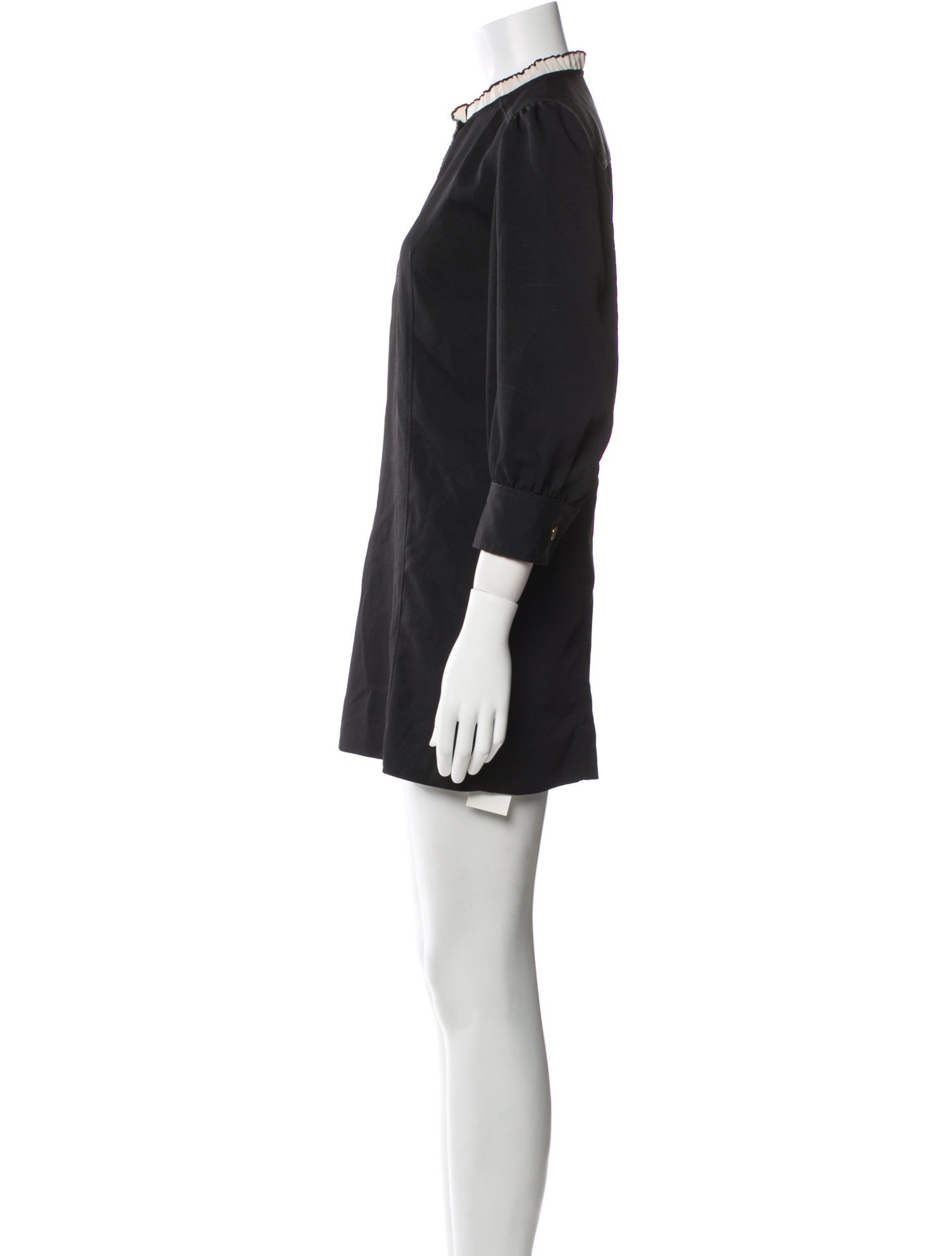 Sandro Mock Neck Mini Dress