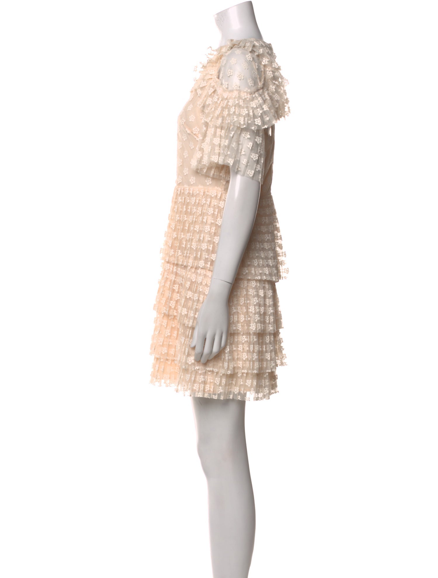 Sandro Printed Mini Dress