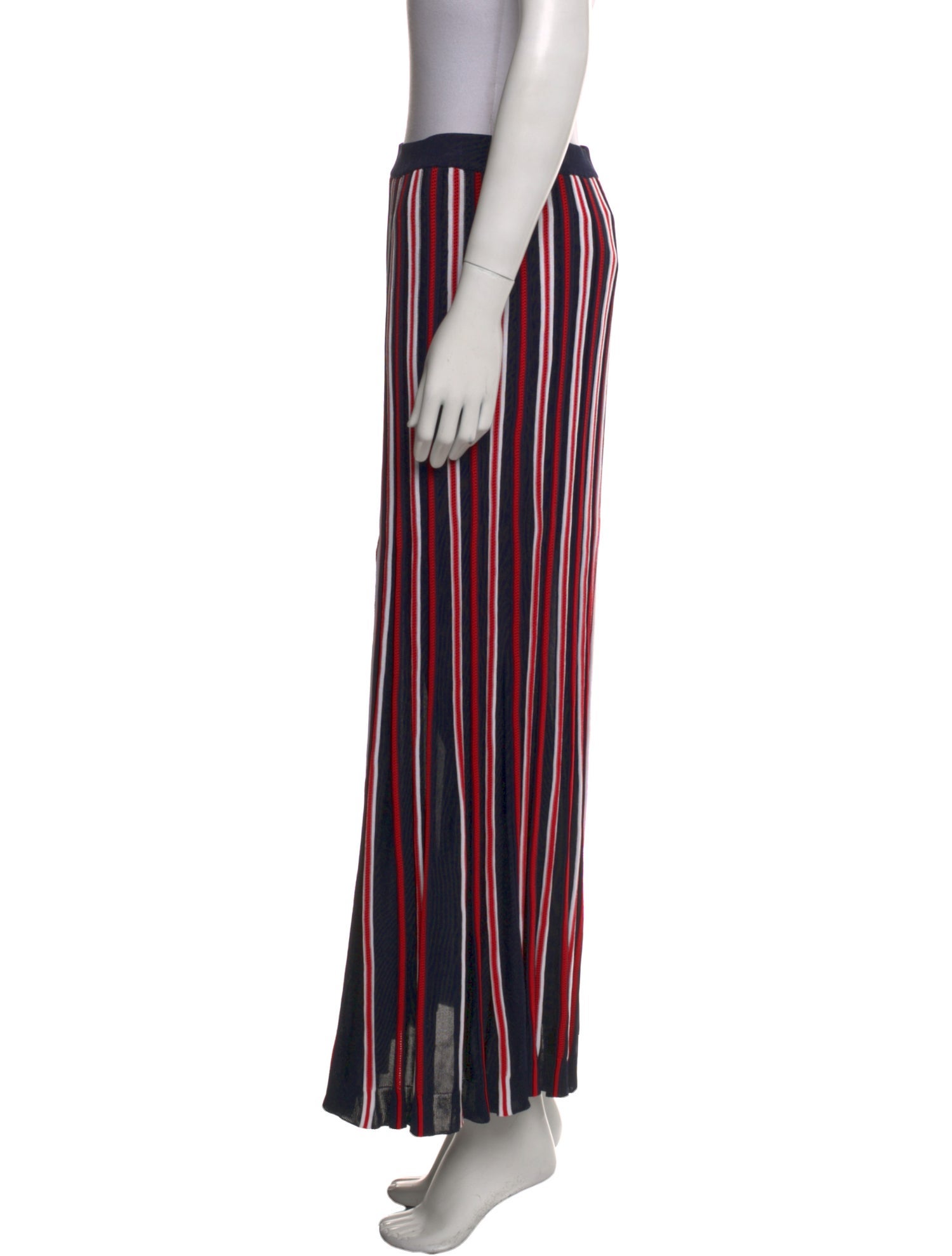 Sandro Striped Midi Length Skirt