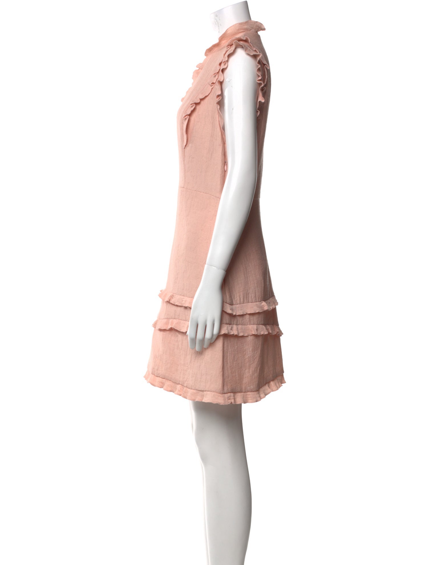 Sandro V-Neck Mini Dress