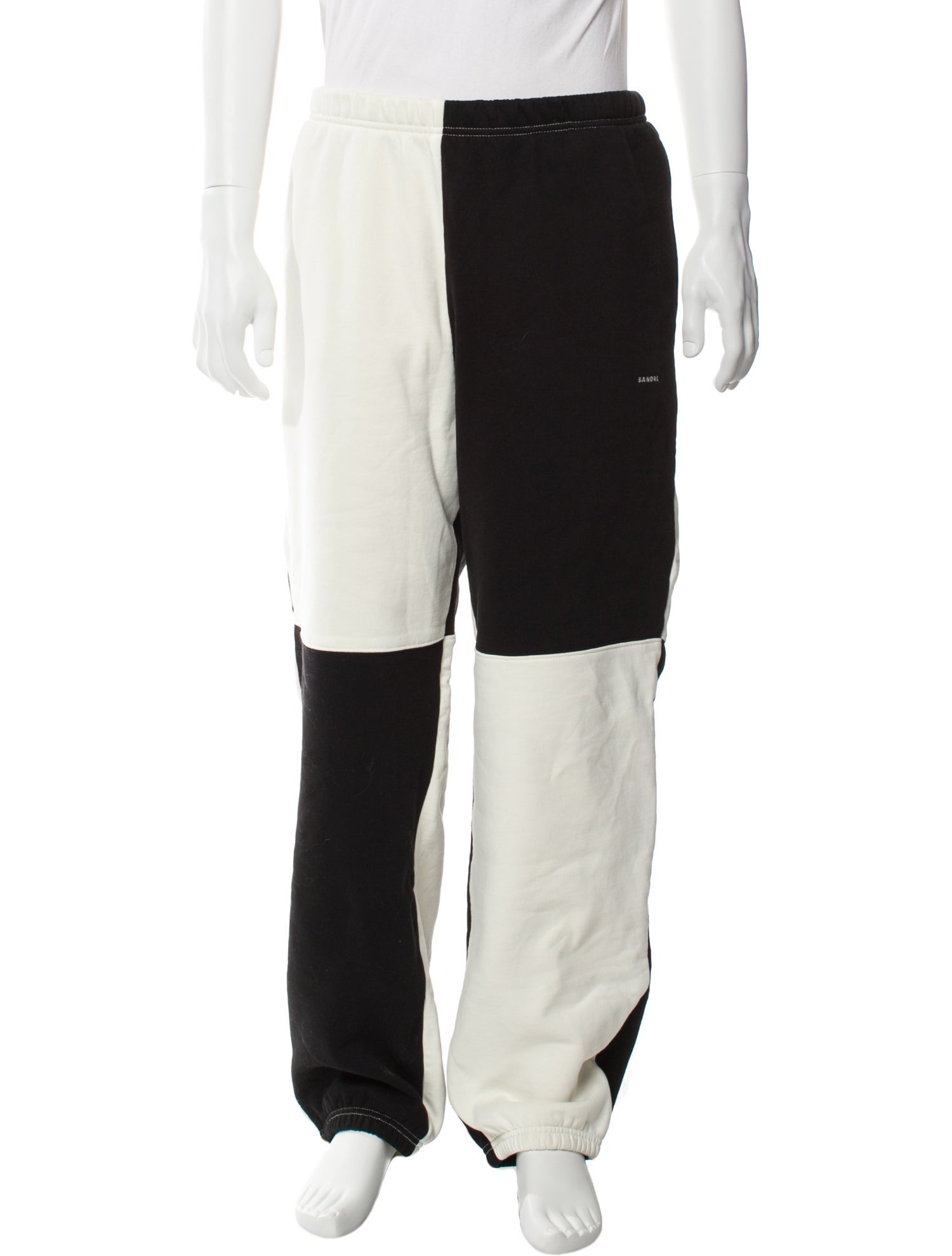 Sandro Colorblock Pattern Joggers w/ Tags