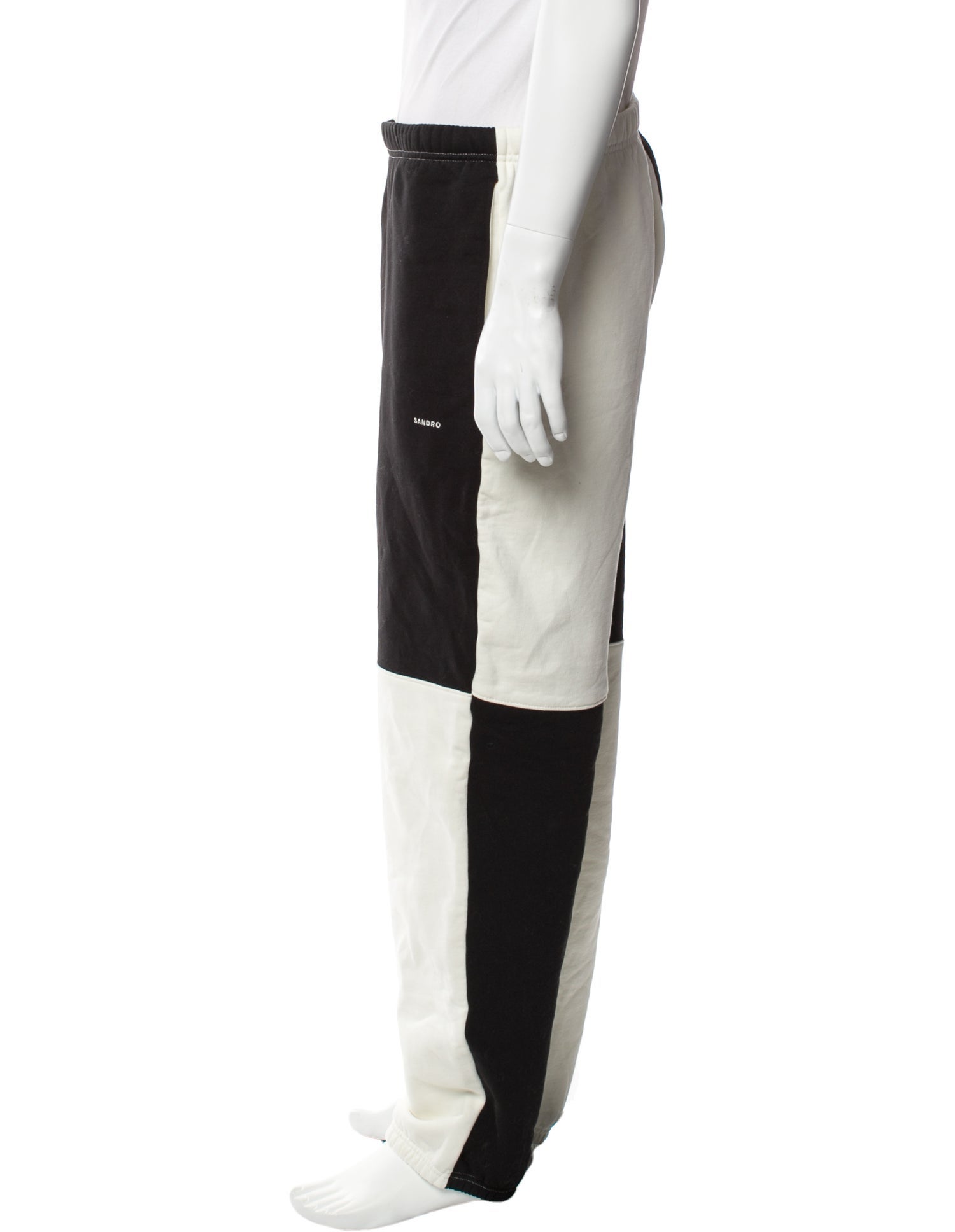 Sandro Colorblock Pattern Joggers w/ Tags