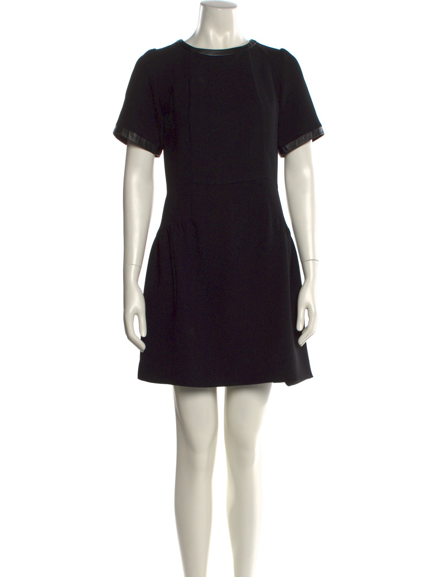 Sandro Crew Neck Mini Dress